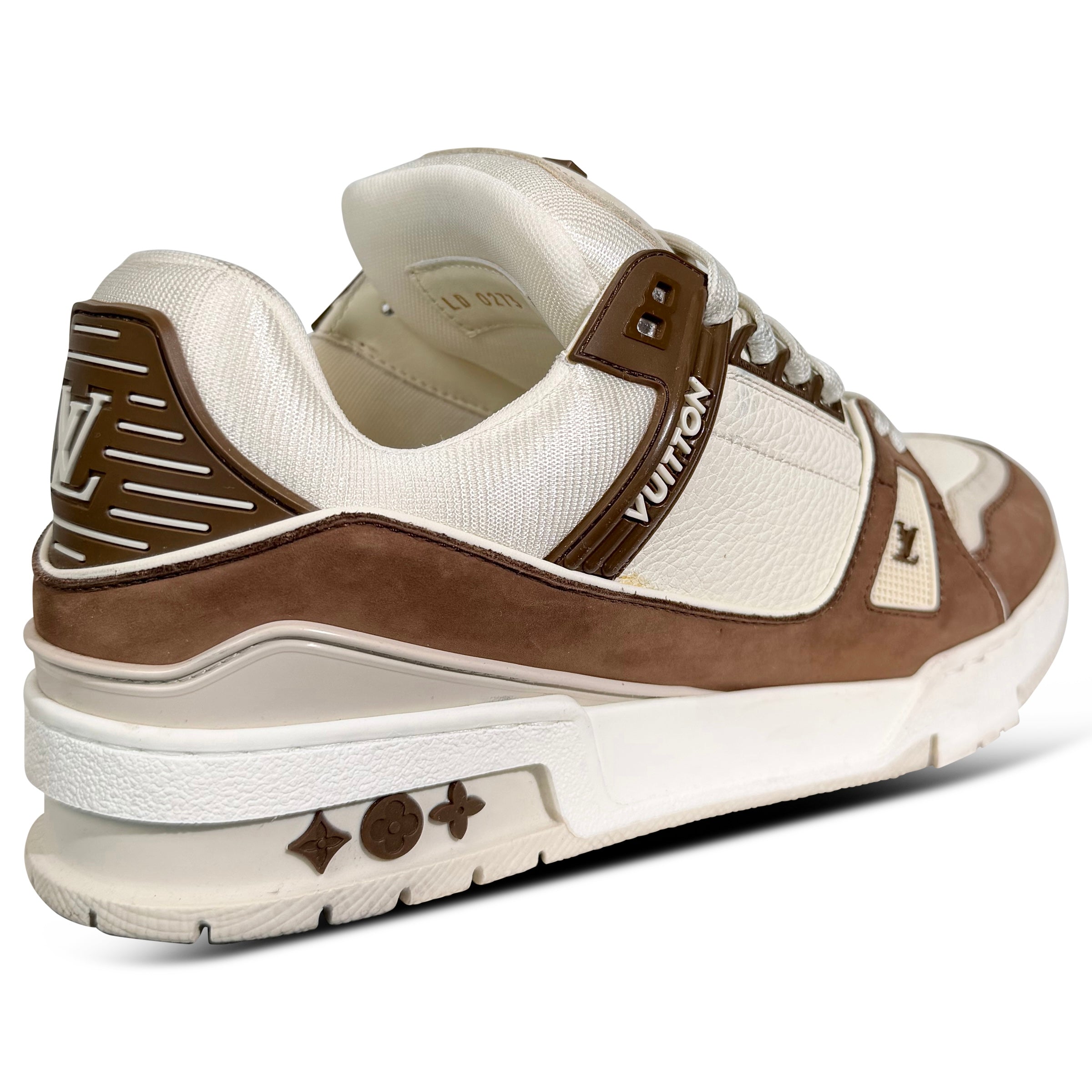 LOUIS VUITTON MOCHA LV TRAINER - UK 6.5 (Fit 7.5) | PRE OWNED