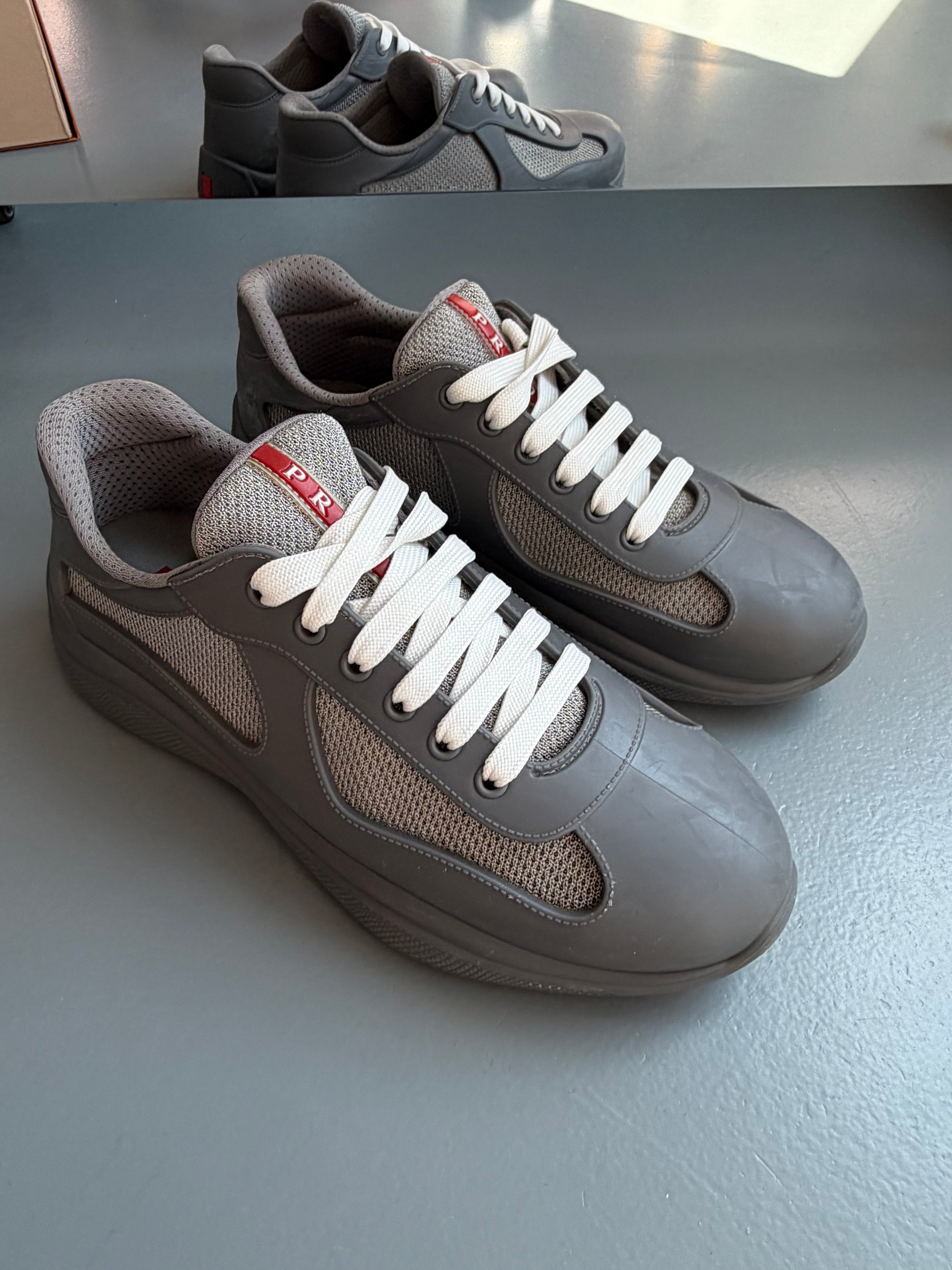 PRADA AMERICA CUP GREY - UK 7 (Fits 8) | PRE OWNED