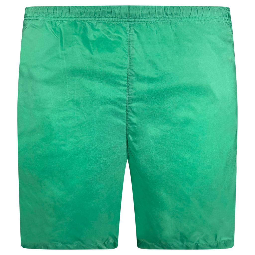 PRADA GREEN LOGO SWIM SHORTS - LARGE (34W) | PRE OWNED