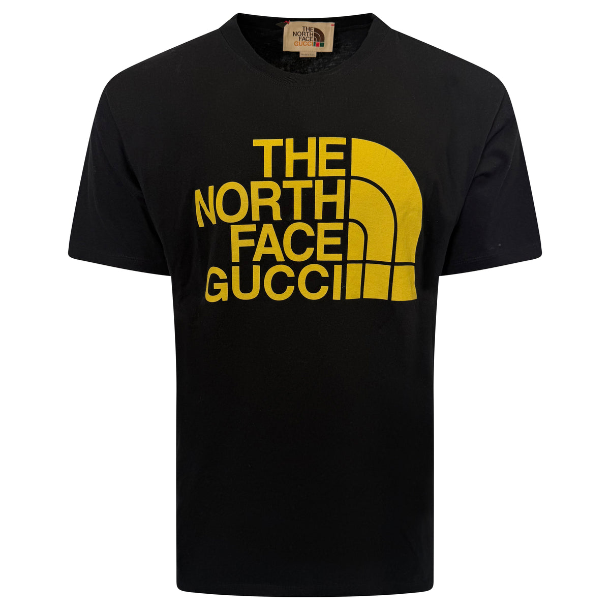 GUCCI X NORTH FACE BLACK T SHIRT - SMALL (Fits Large) | PRE OWNED