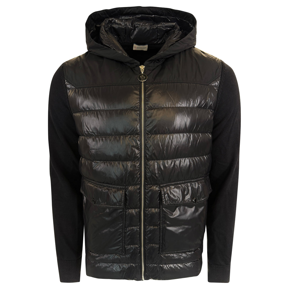 MONCLER TRICOT CARDIGAN BLACK - XL | PRE OWNED