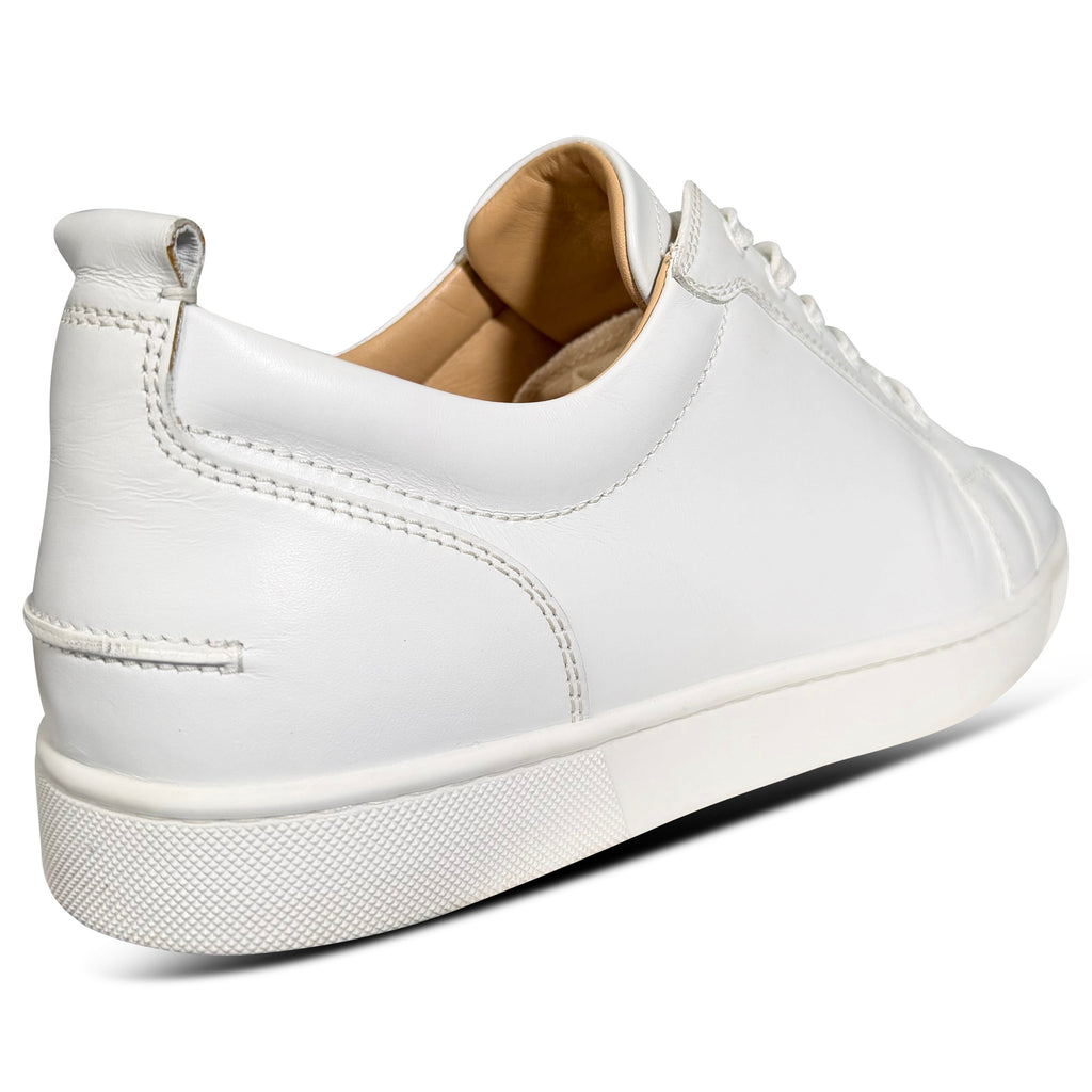 CHRISTIAN LOUBOUTIN JUNIOR CALF WHITE - UK 10.5 (Fits 11) | PRE OWNED