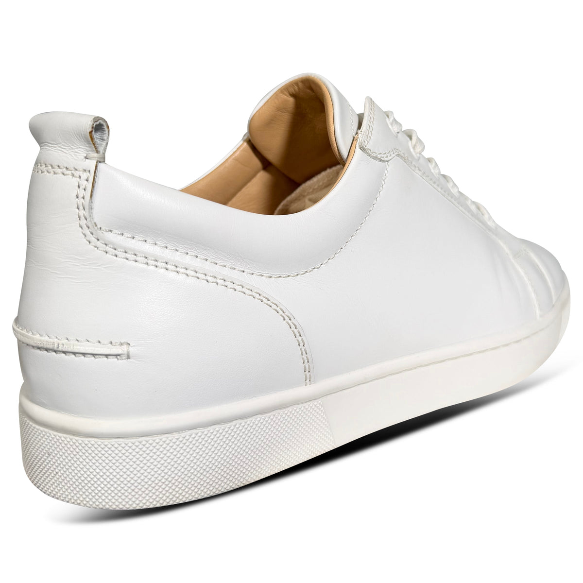 CHRISTIAN LOUBOUTIN JUNIOR CALF WHITE - UK 10.5 (Fits 11) | PRE OWNED