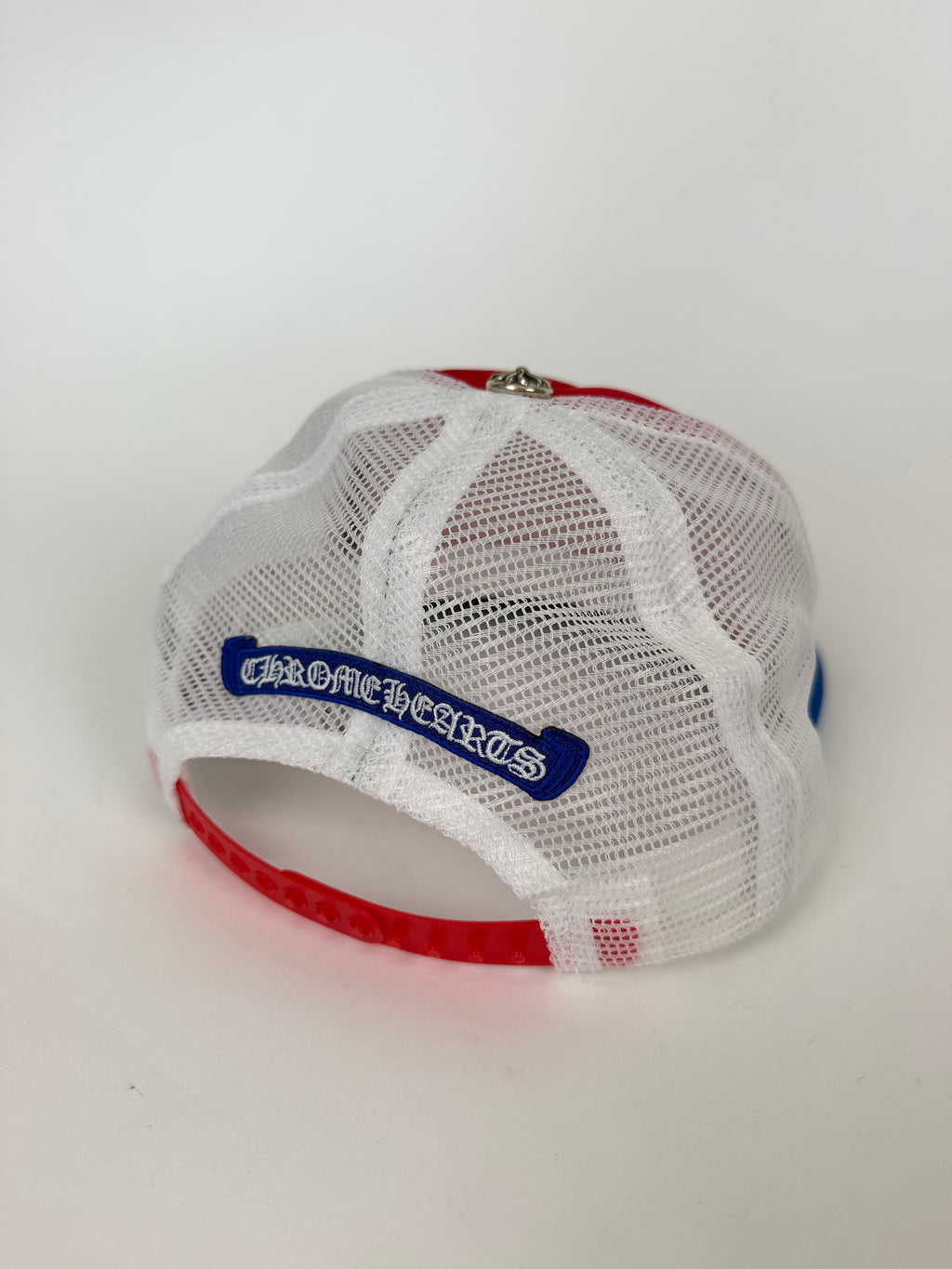 CHROME HEARTS TRIPLE CROSS TRUCKER CAP - ONE SIZE | PRE OWNED