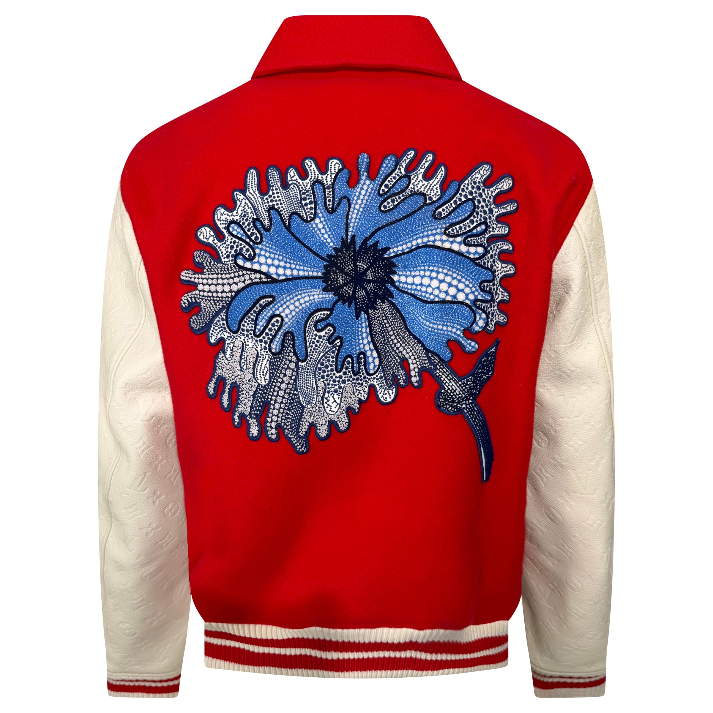 LOUIS VUITTON X YAYOI KUSAMA VARSITY JACKET - XL | PRE OWNED