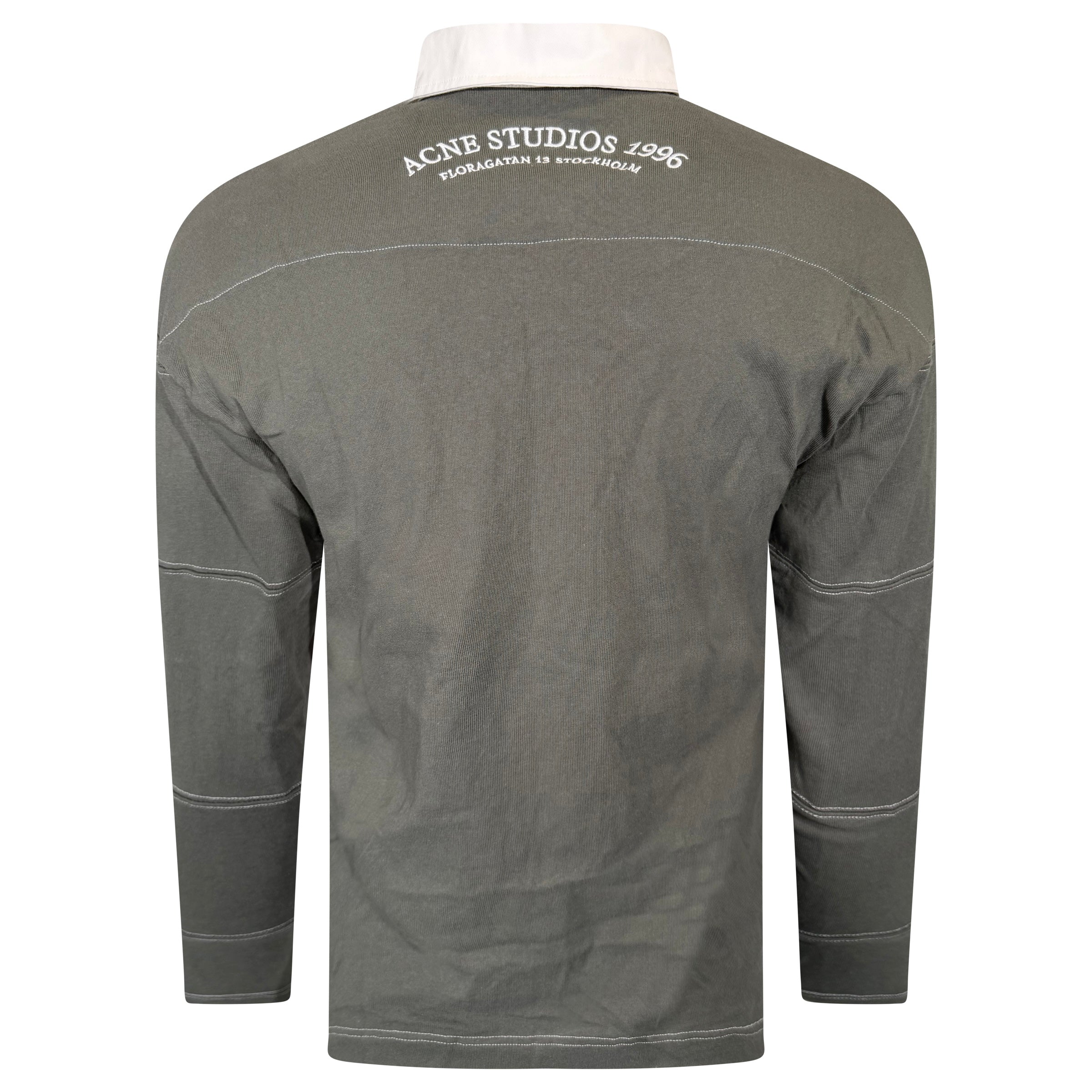 ACNE STUDIOS KHAKI LONG SLEEVED POLO - SMALL | PRE OWNED