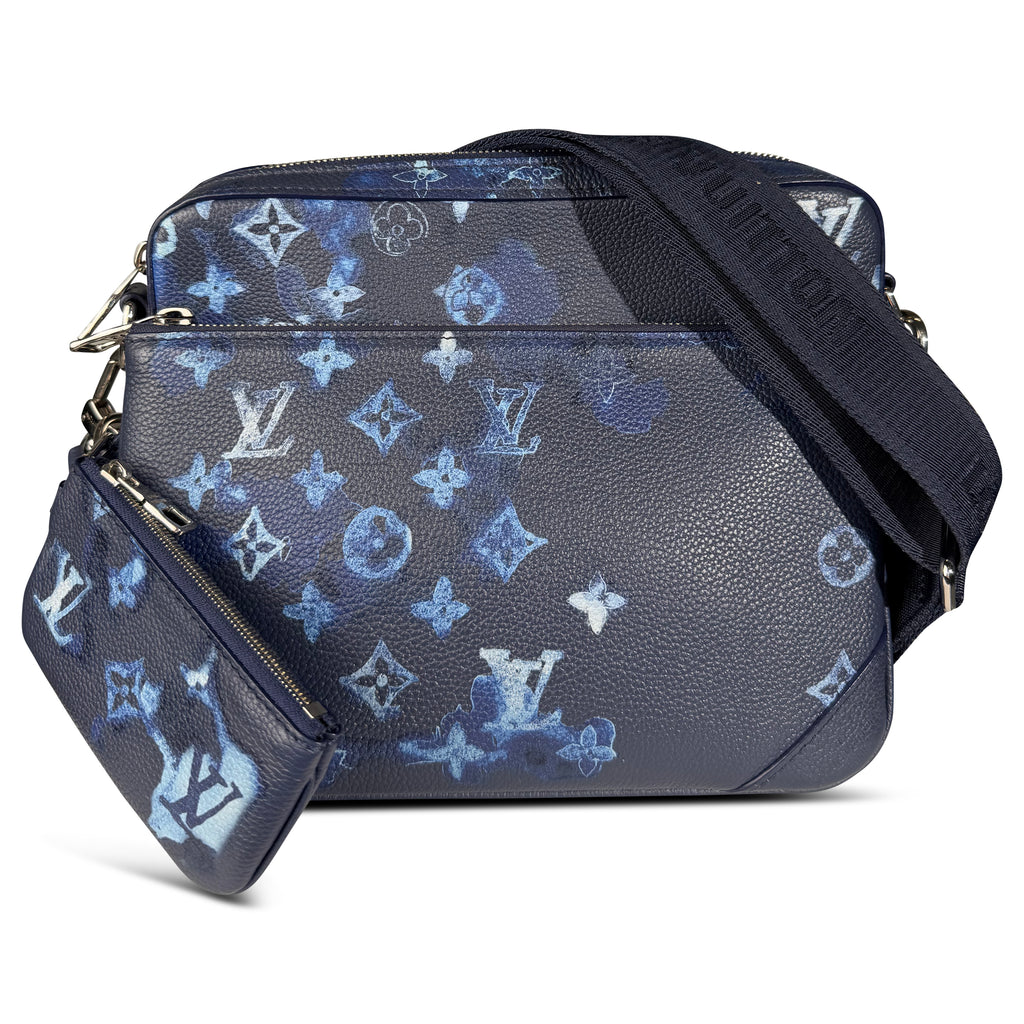 LOUIS VUITTON MONOGRAM INK WATER COLOUR TRIO MESSENGER BAG | PRE OWNED