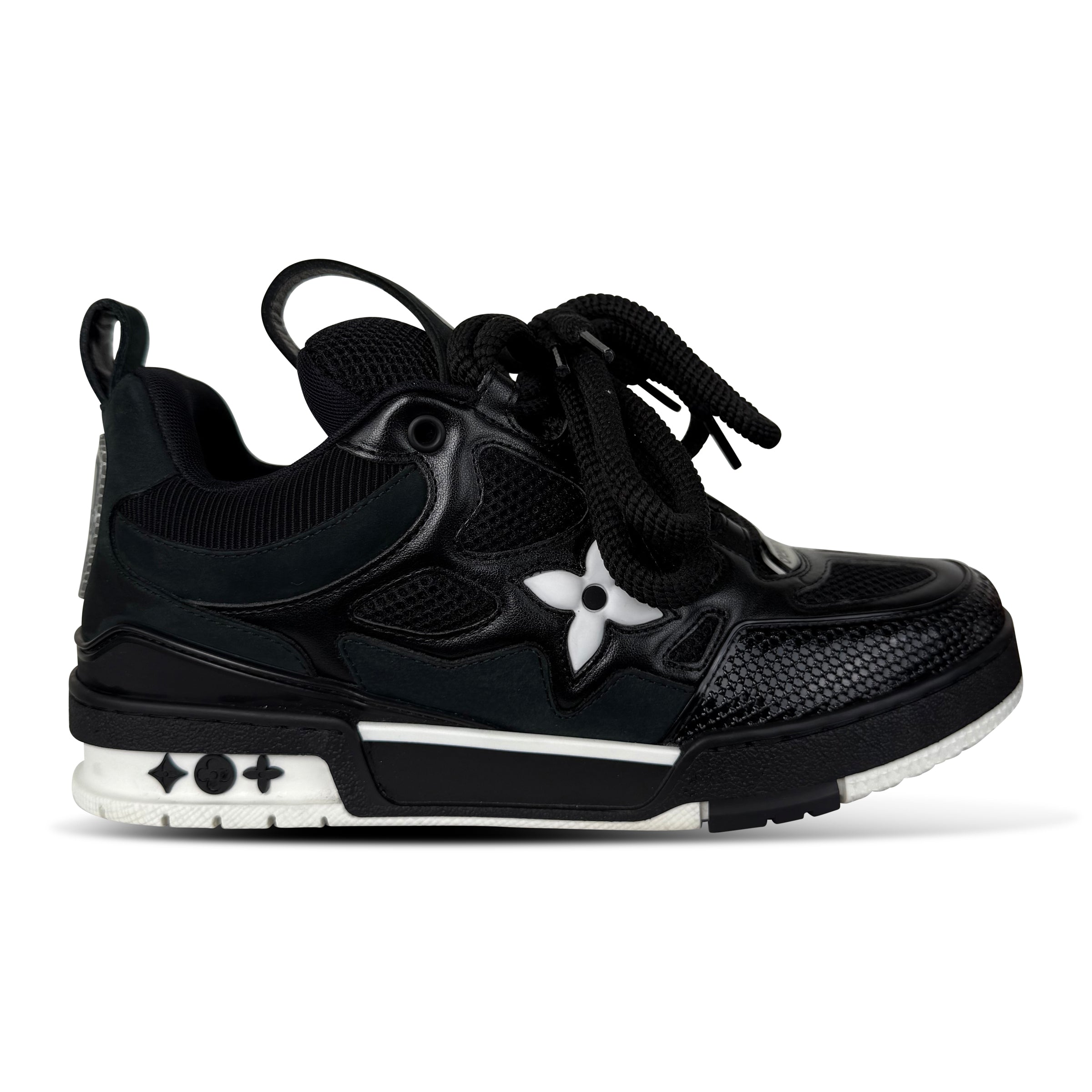 LOUIS VUITTON BLACK SKATE SNEAKER - UK 6.5 (Fits 7.5)