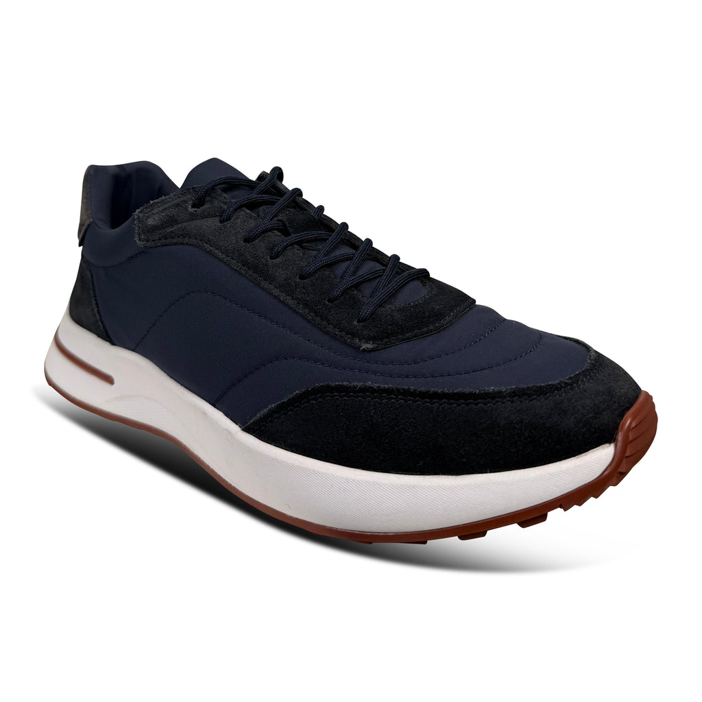 LORO PIANA WEEKEND WALK NAVY TRAINER  - UK 7 (Fits 7.5)