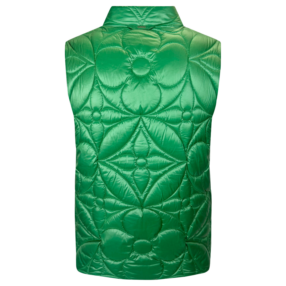 LOUIS VUITTON LVSE FLOWER GREEN GILET - MEDIUM (48) | PRE OWNED