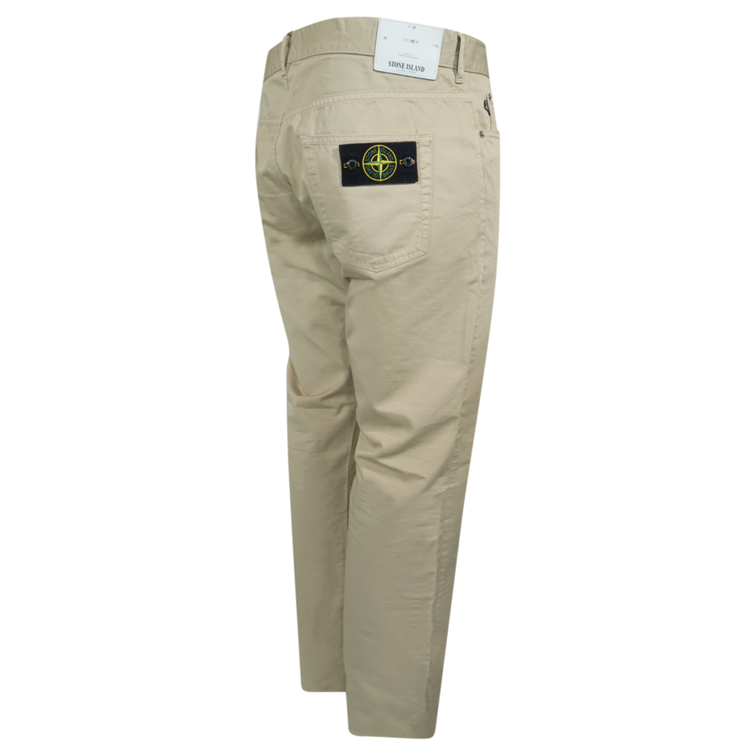 STONE ISLAND CHINO TROUSERS BEIGE - 38W 34L | PRE OWNED