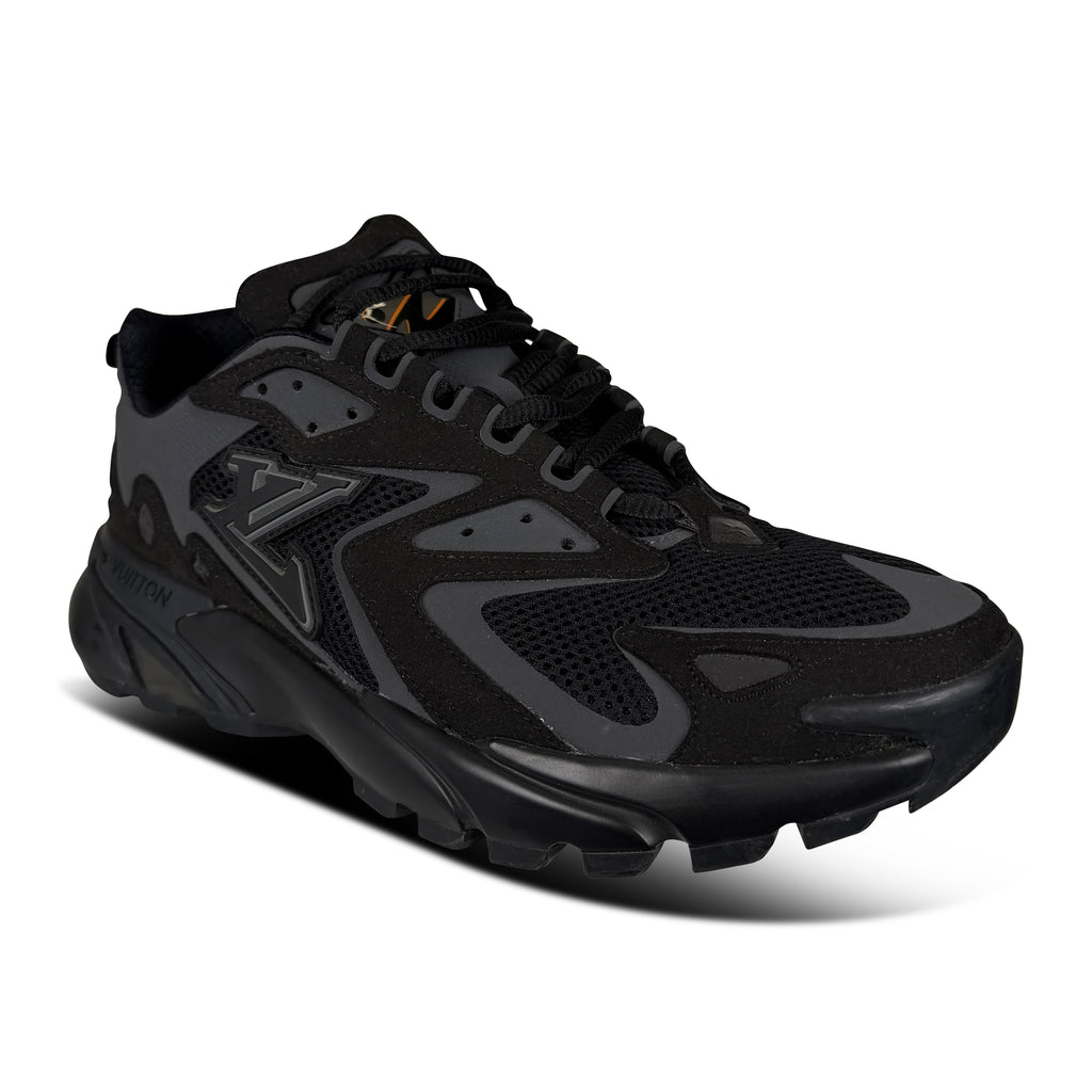 LOUIS VUITTON TATIC RUNNER TRAINER BLACK - UK 6 (Fit 7)