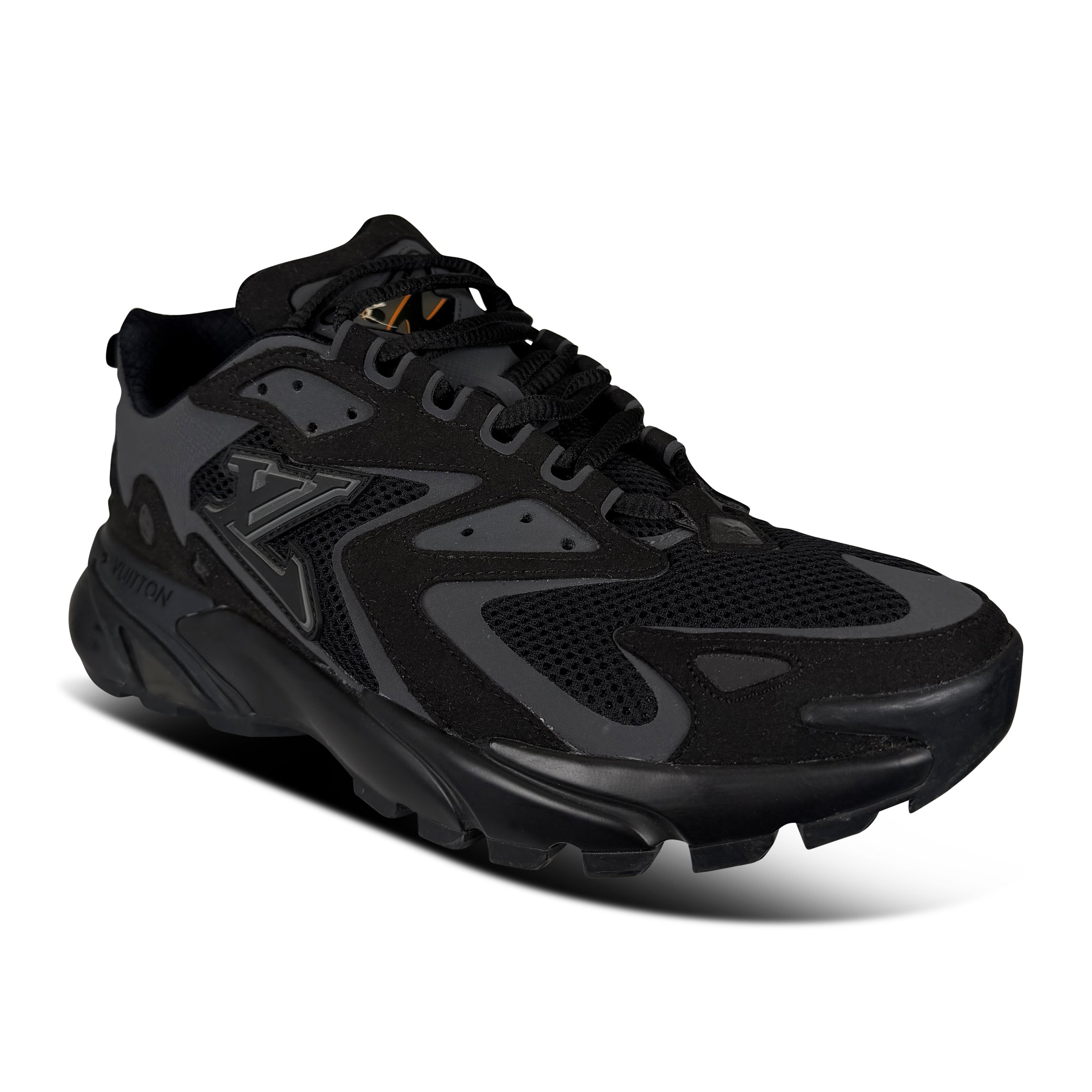 LOUIS VUITTON TATIC RUNNER TRAINER BLACK - UK 6 (Fit 7)