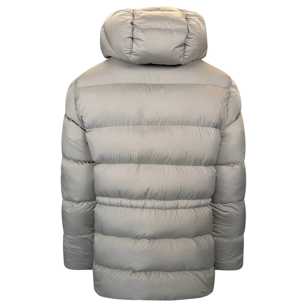 MONCLER BAUGES LIGHT BEIGE / STONE DOWN COAT - SIZE 4 (L) | PRE OWNED