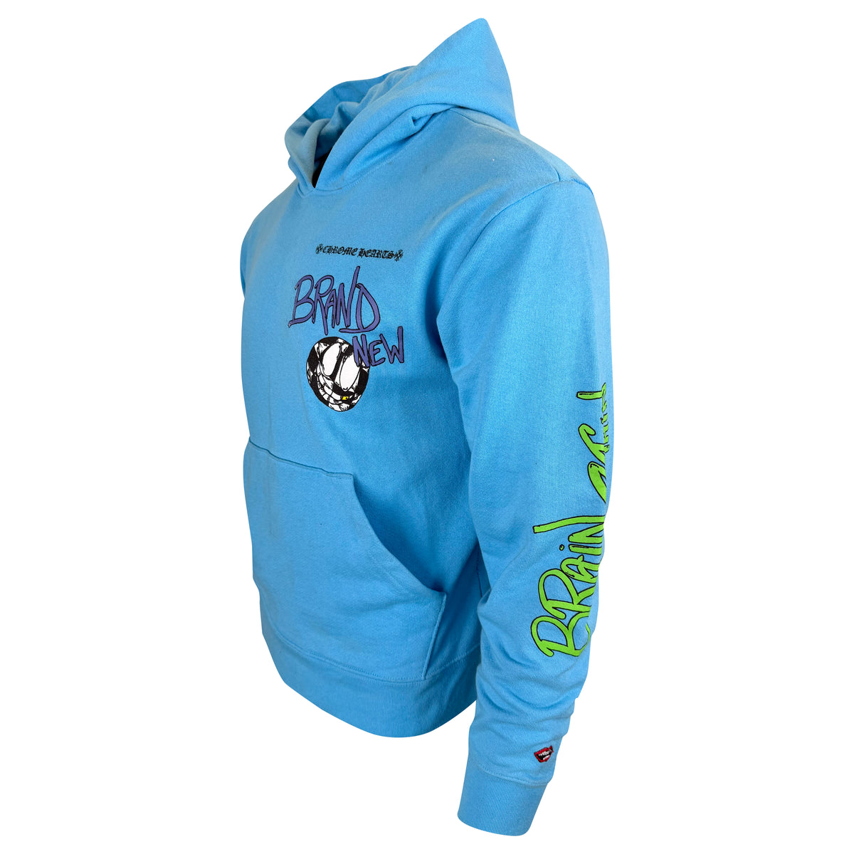 CHROME HEARTS LIGHT BLUE MATTY BOY HOODIE - SMALL | PRE OWNED