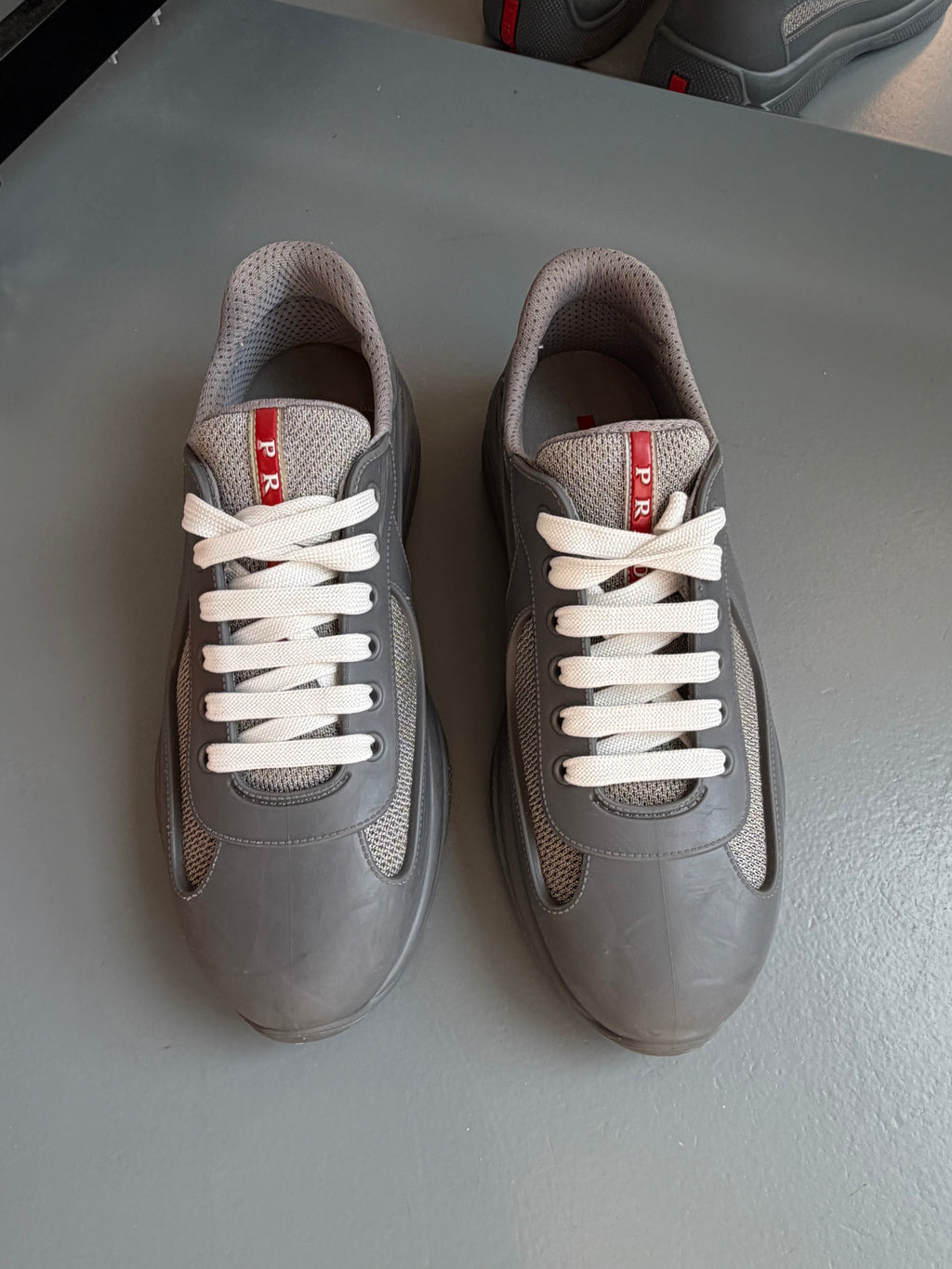 PRADA AMERICA CUP GREY - UK 7 (Fits 8) | PRE OWNED