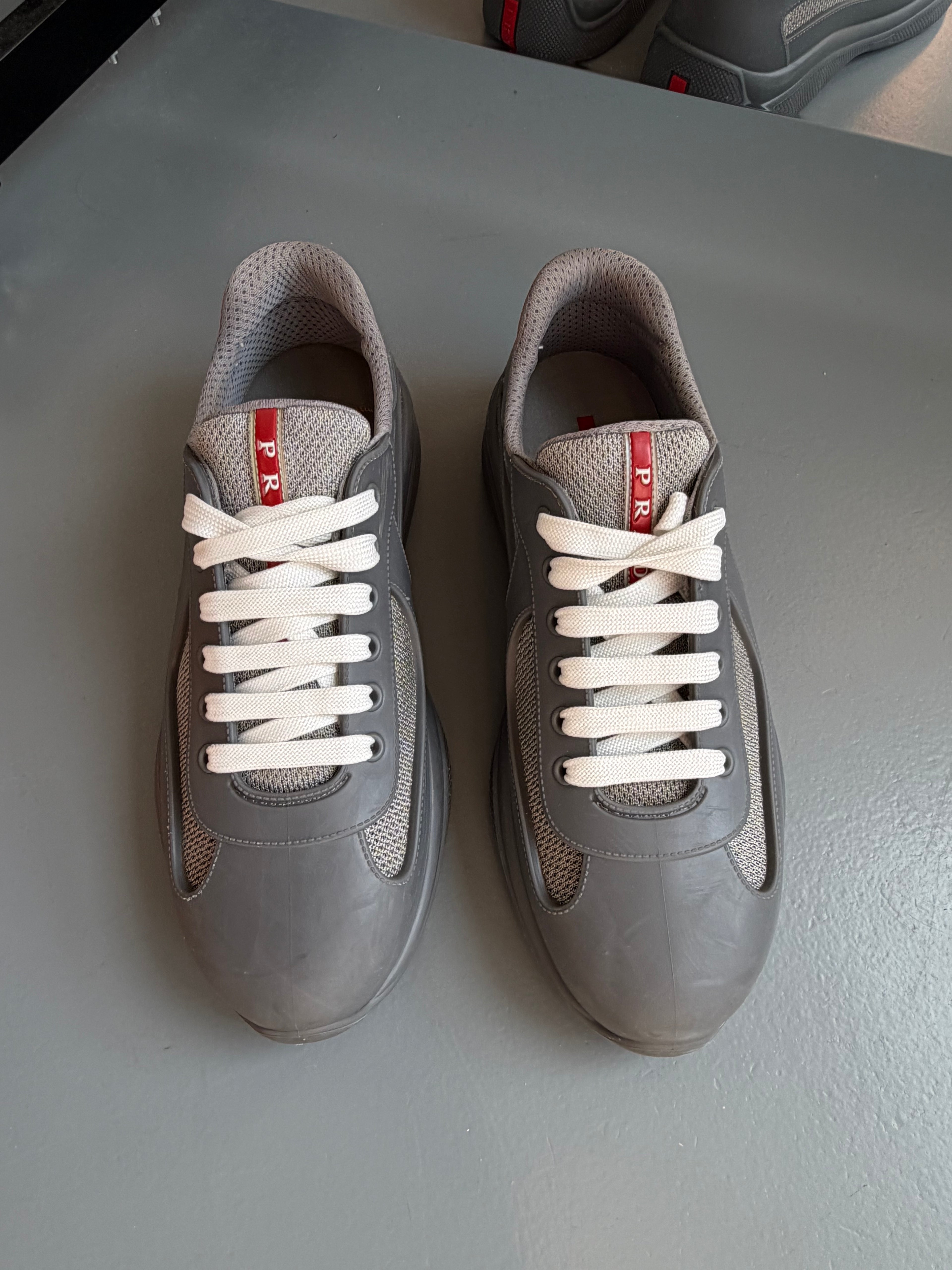 PRADA AMERICA CUP GREY - UK 7 (Fits 8) | PRE OWNED