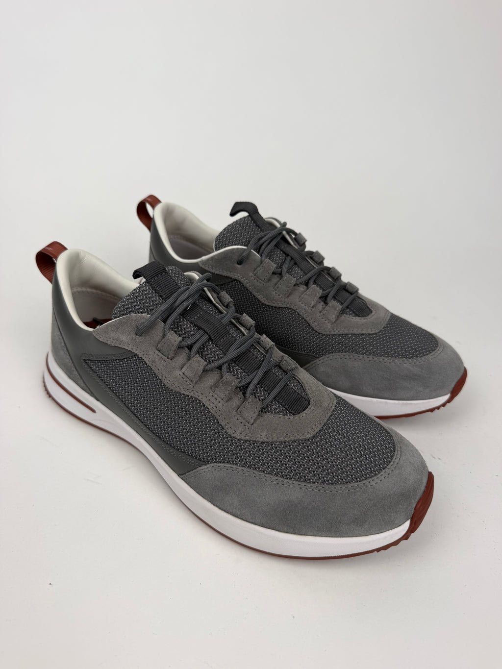 LORO PIANA WEEKEND WALK GREY TRAINER  - UK 9 (Fits 9.5) | PRE OWNED