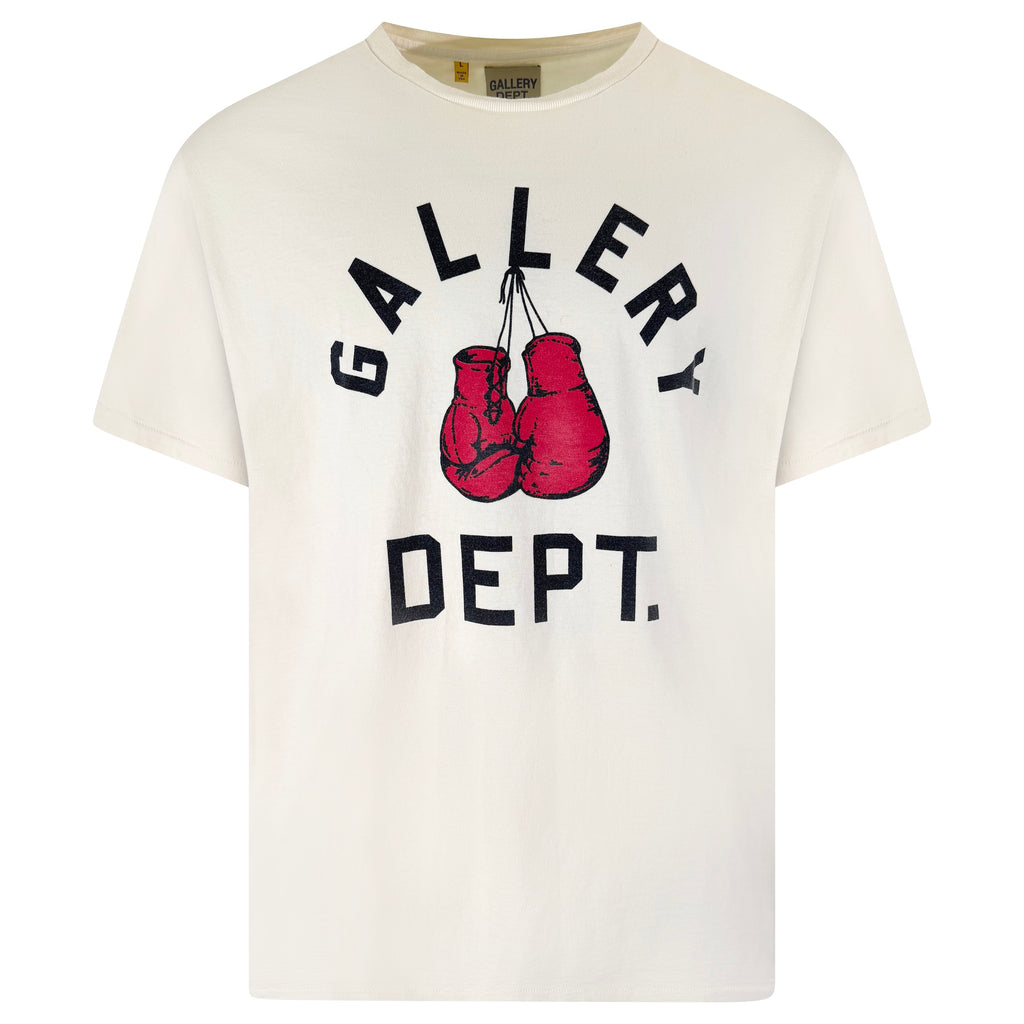 GALLERY DEPT BEIGE T SHIRT - LARGE | PRE OWNED