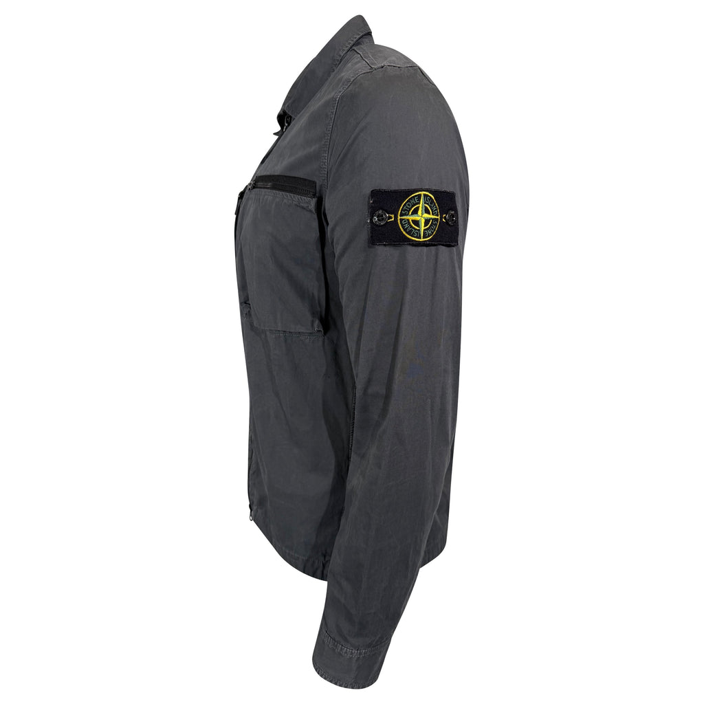 STONE ISLAND OVER SHIRT GREY - MEDIUM | PRE OWNED