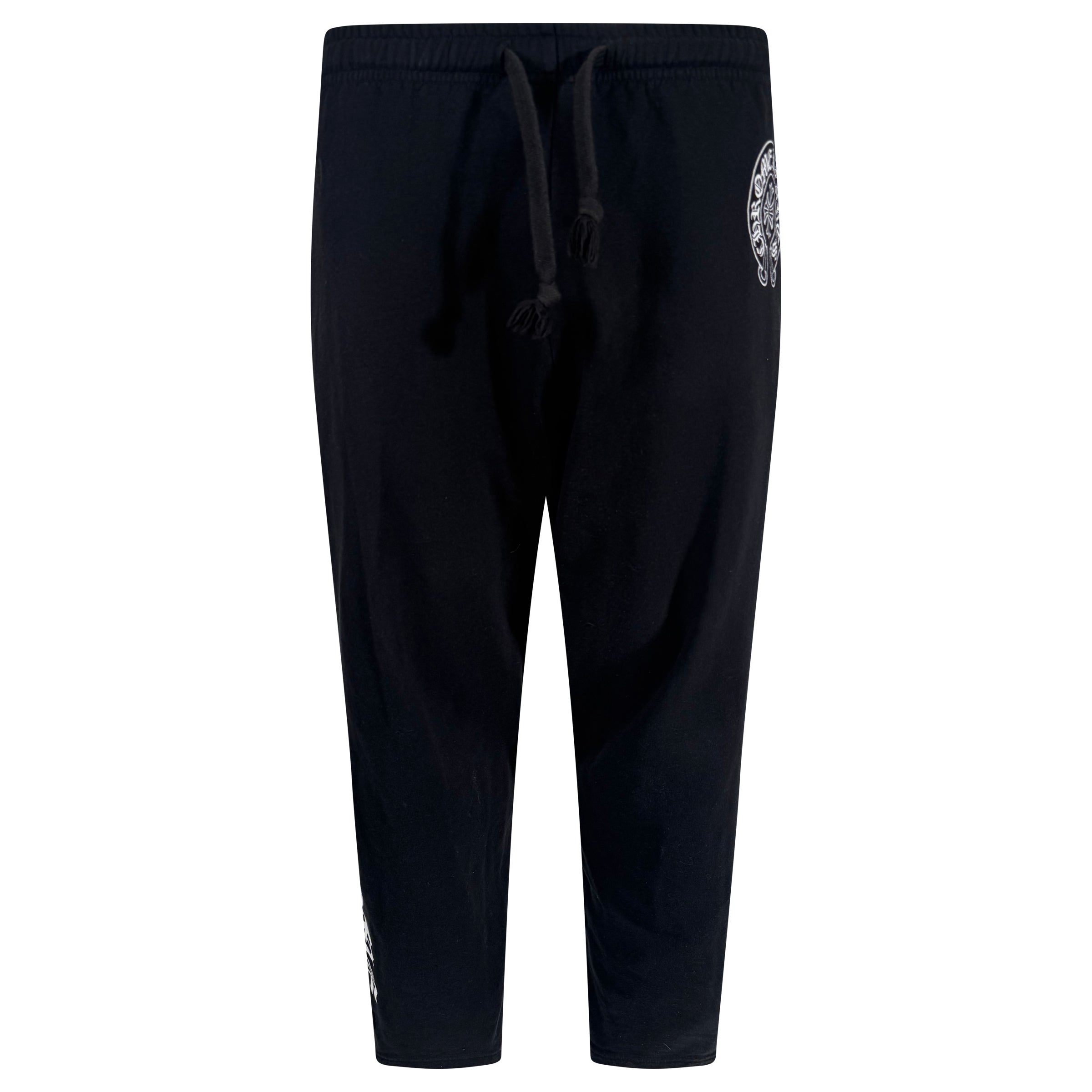 CHROME HEARTS BLACK LOOG TRACK PANTS - LARGE | PRE OWNED