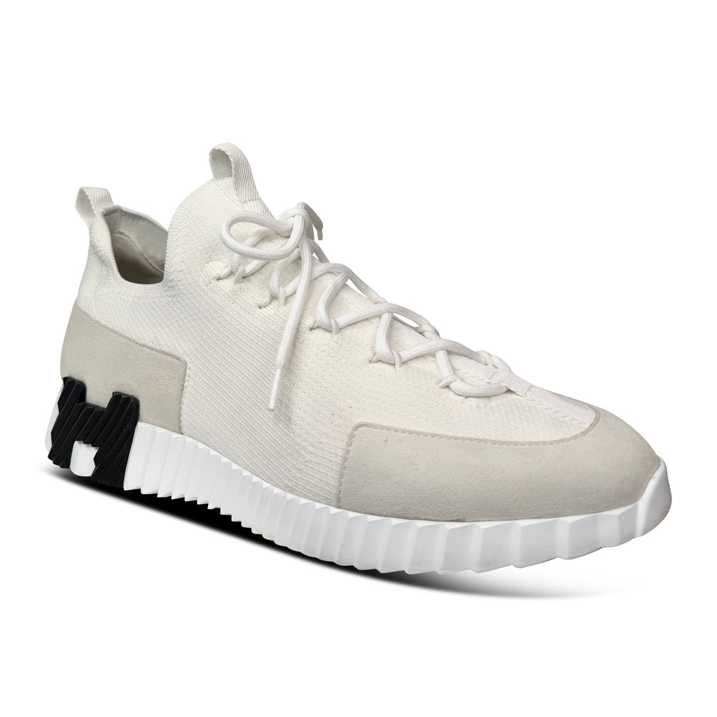 HERMES LIFT SNEAKER WHITE / BEIGE - UK 8 (42)