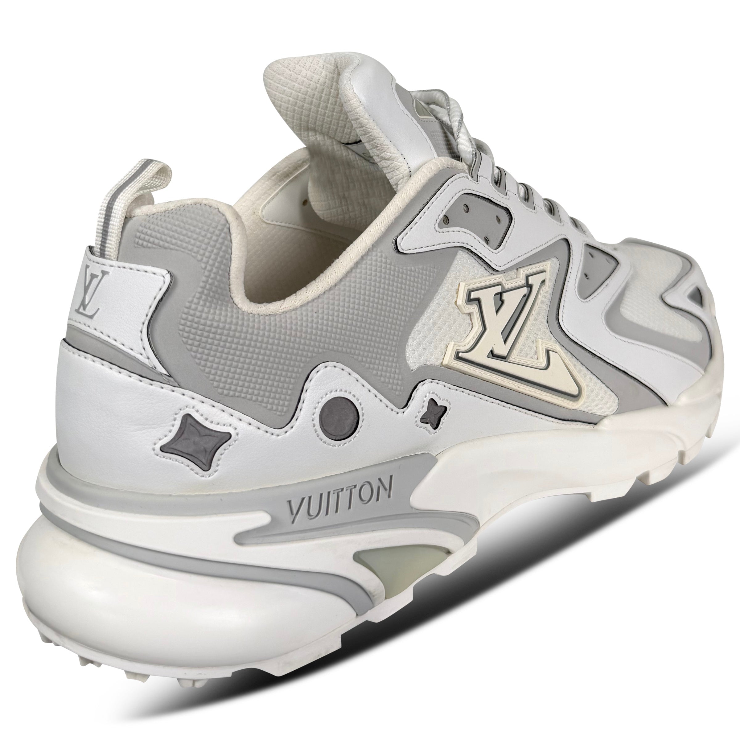LOUIS VUITTON TATIC RUNNER TRAINER WHITE - UK 7.5 (Fits 8.5)| PRE OWNED