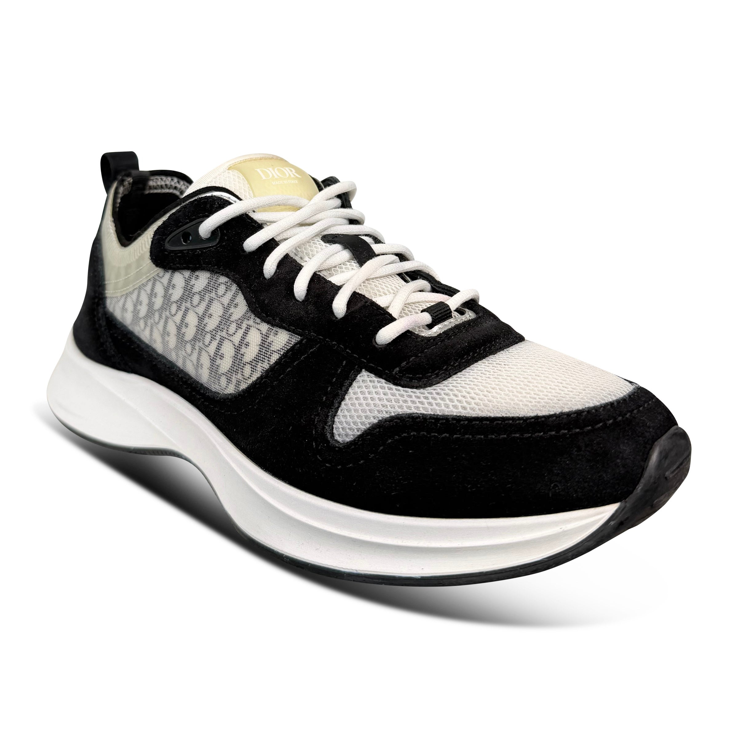 DIOR B25 BLACK / WHITE SNEAKER - UK 7.5 (41.5) | PRE OWNED