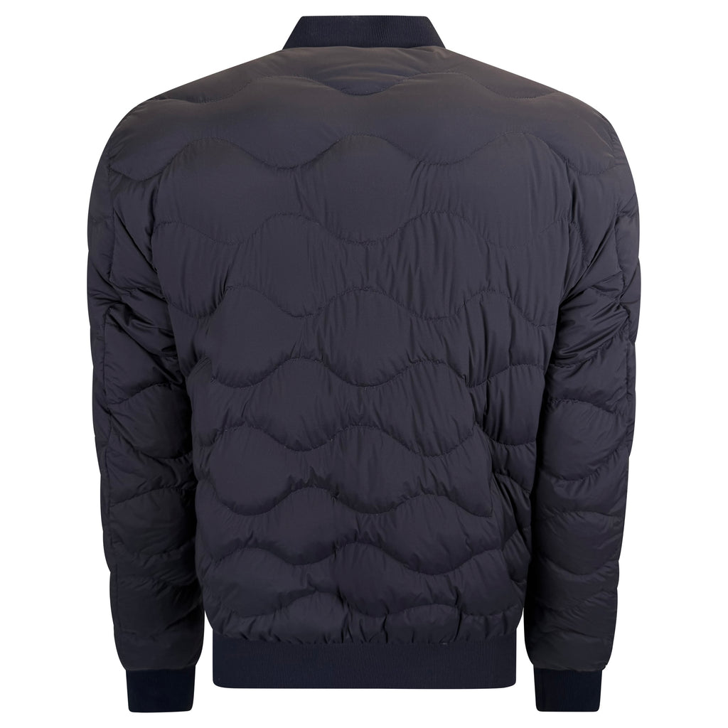MONCLER NAVY DOWN JACKET - SIZE 4 (Large) | PRE OWNED