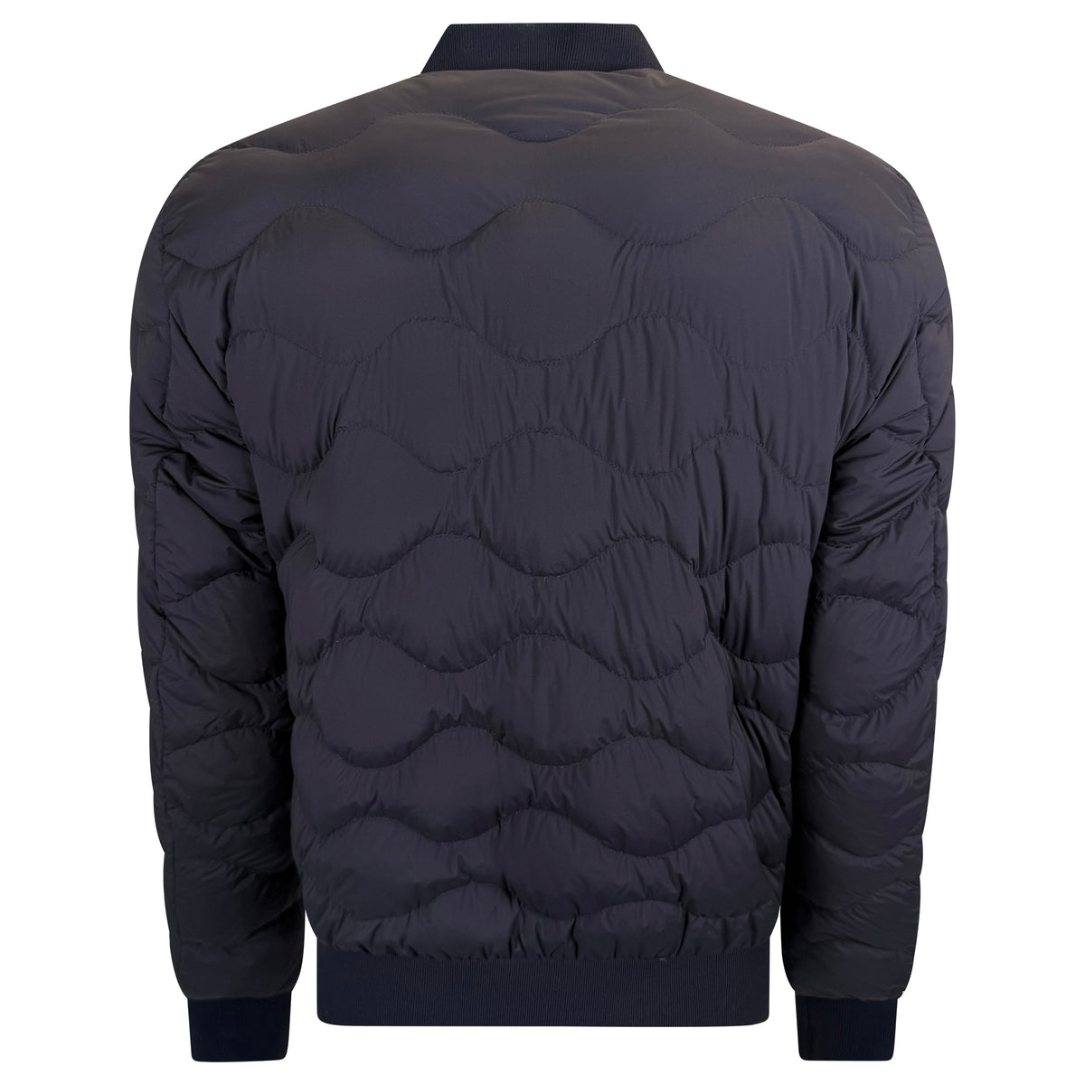 MONCLER NAVY DOWN JACKET - SIZE 4 (Large) | PRE OWNED