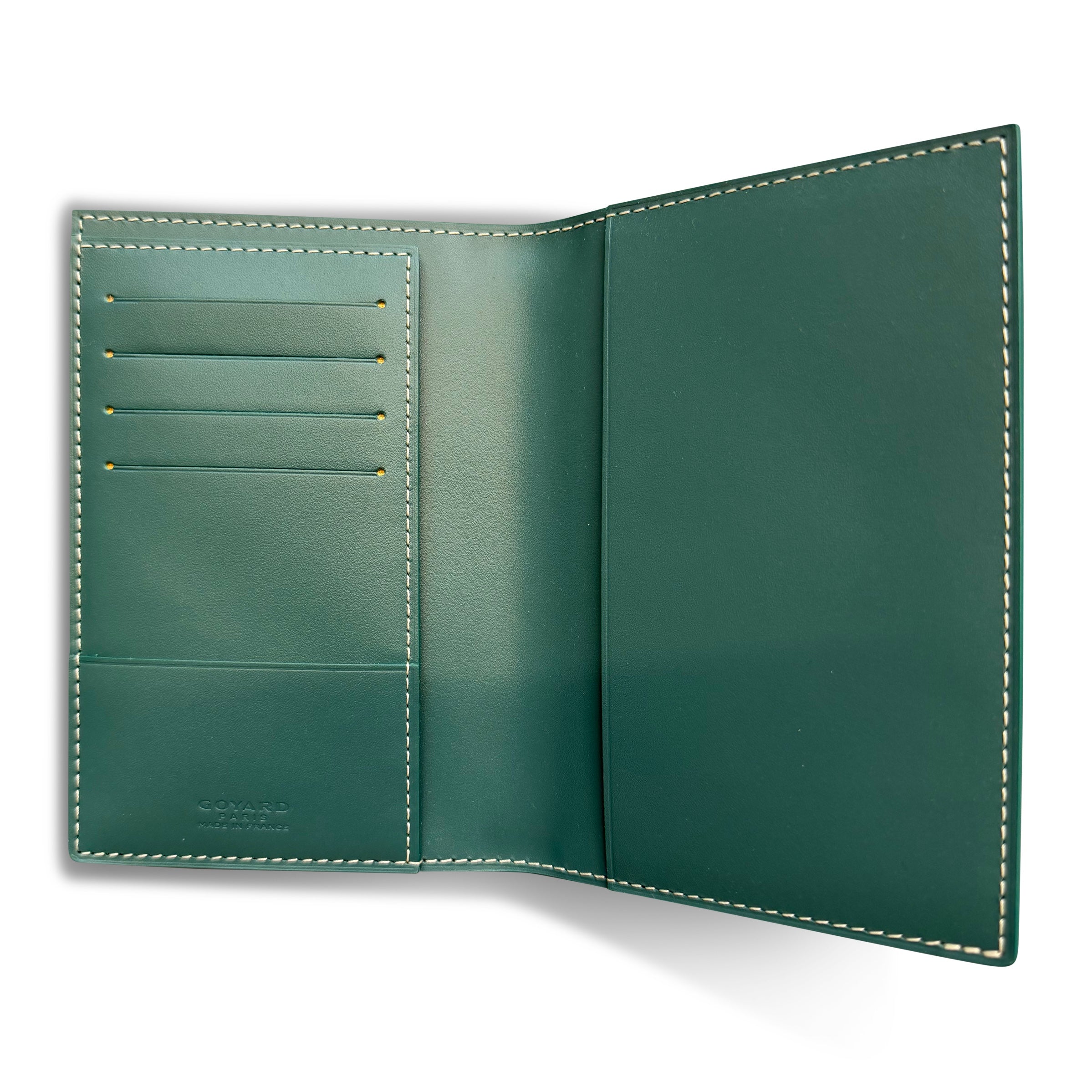GOYARD GREEN PASSPORT HOLDER | NEW