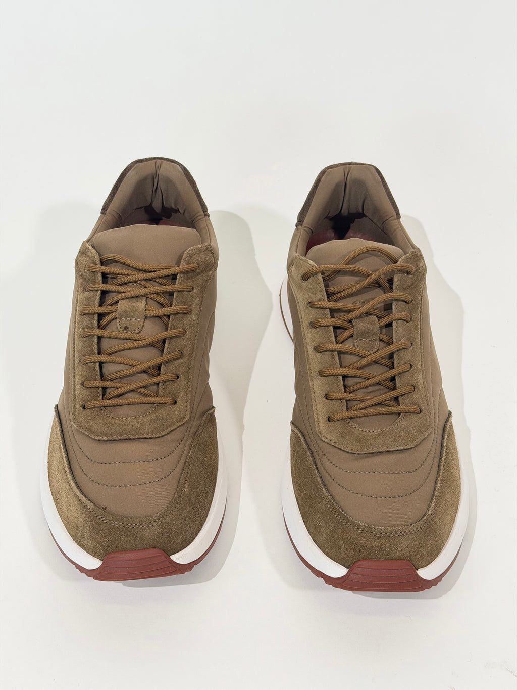 LORO PIANA WEEK END WALK BEIGE / BROWN - UK 8 (Fits 8.5) | PRE OWNED