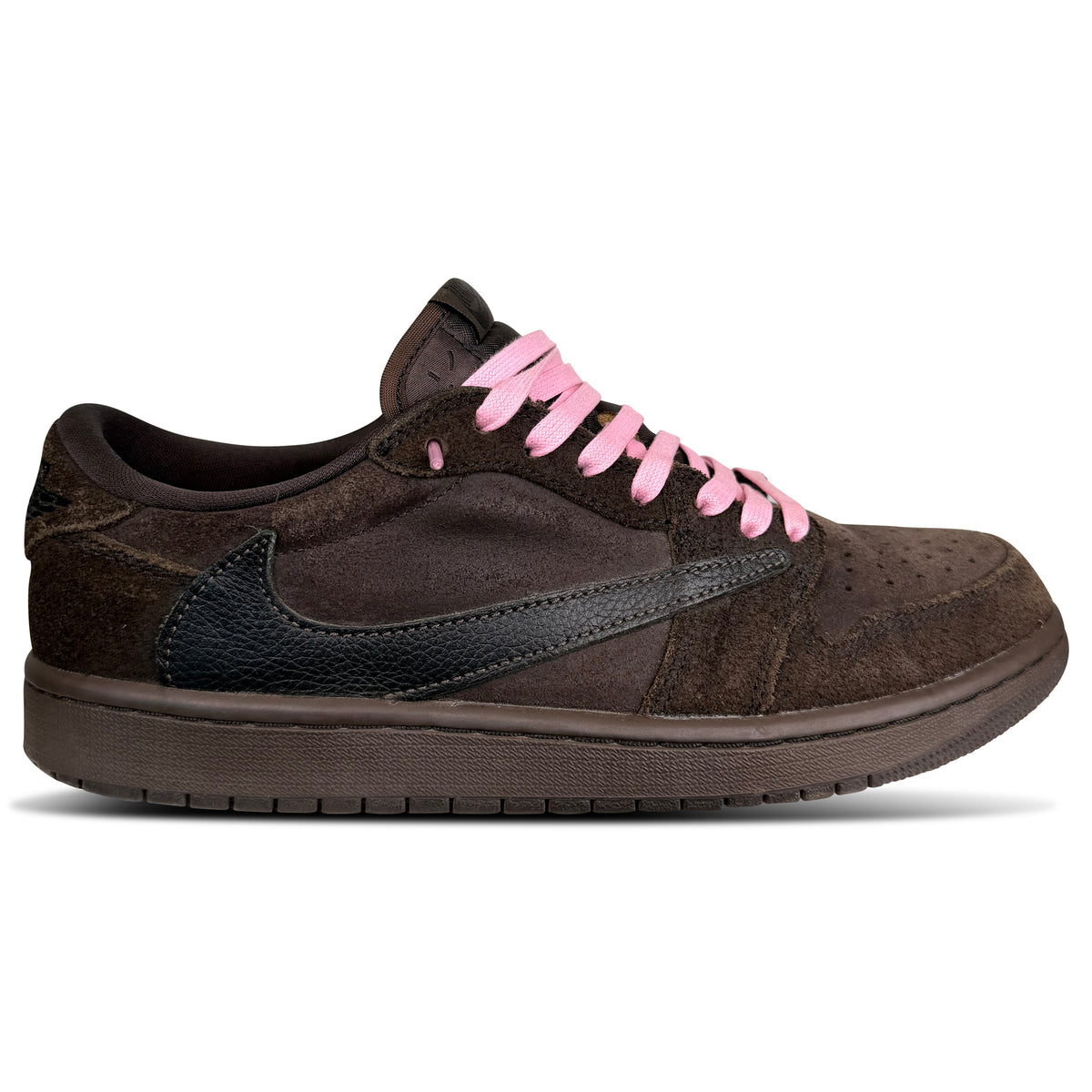 NIKE TRAVIS SCOTT X AIR JORADN VELEVET BROWN - UK 8 (42) | PRE OWNED