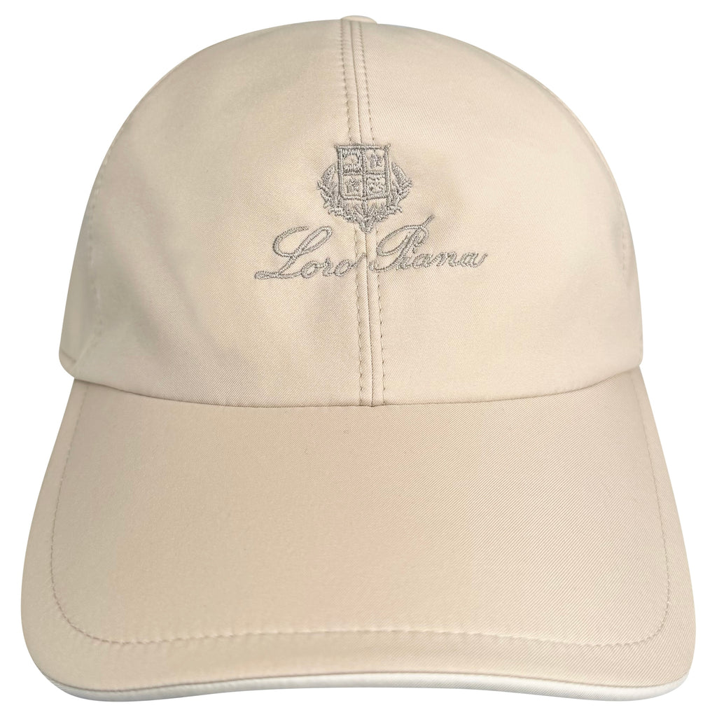 LORO PIANA CREAM NYLON CAP - MEDIUM | PRE OWNED