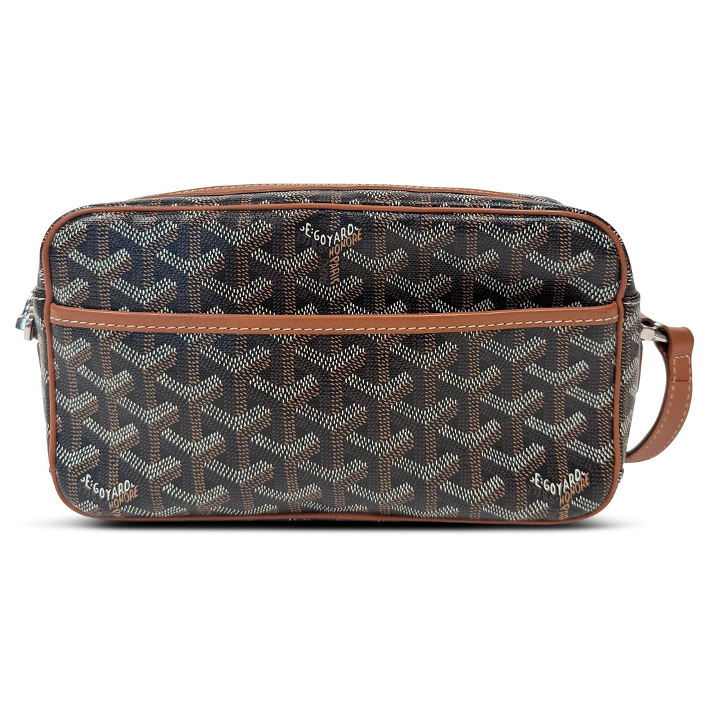 GOYARD CAP VERT TAN / BLACK  | PRE OWNED