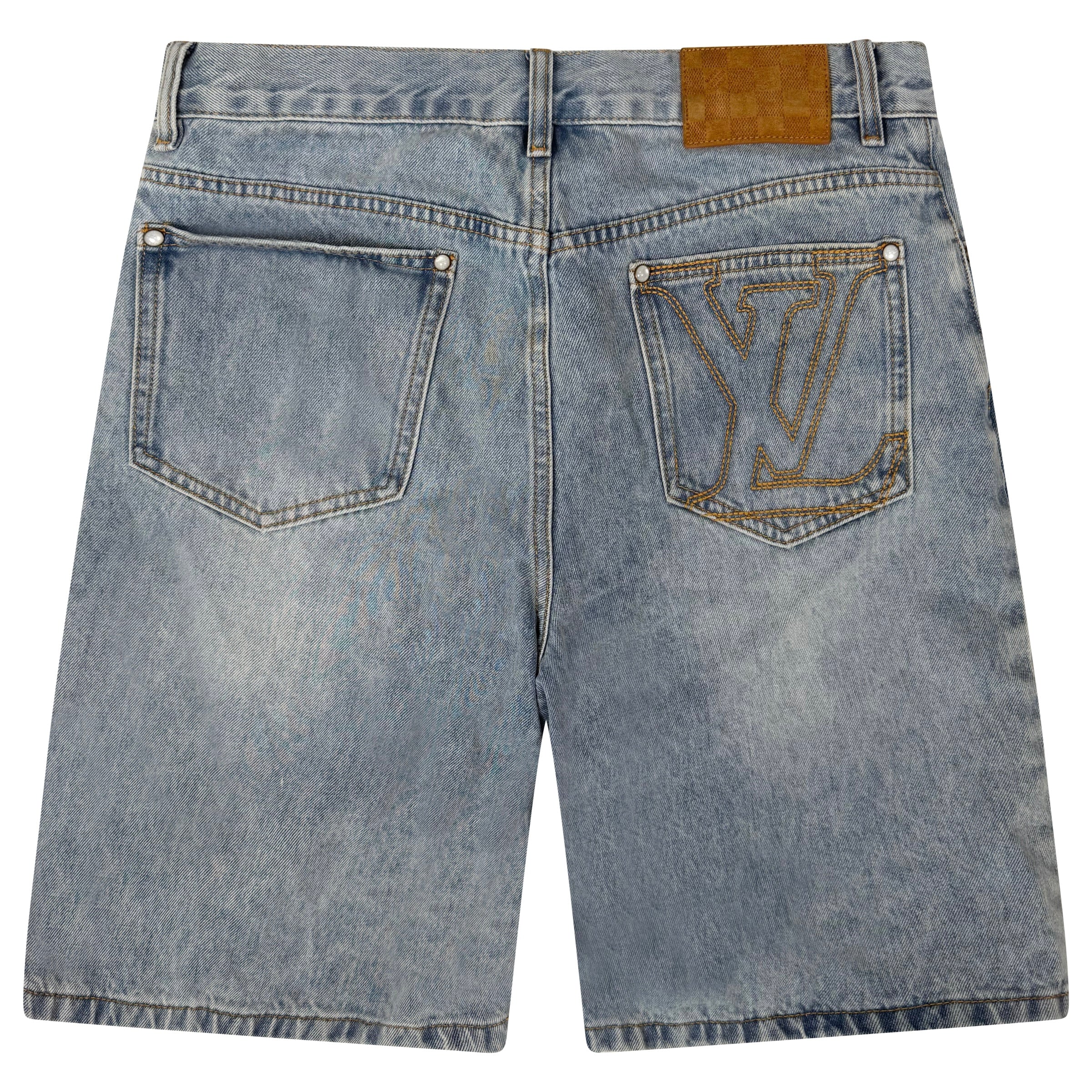 LOUIS VUITTON DENIM SHORTS - 32W| PRE OWNED