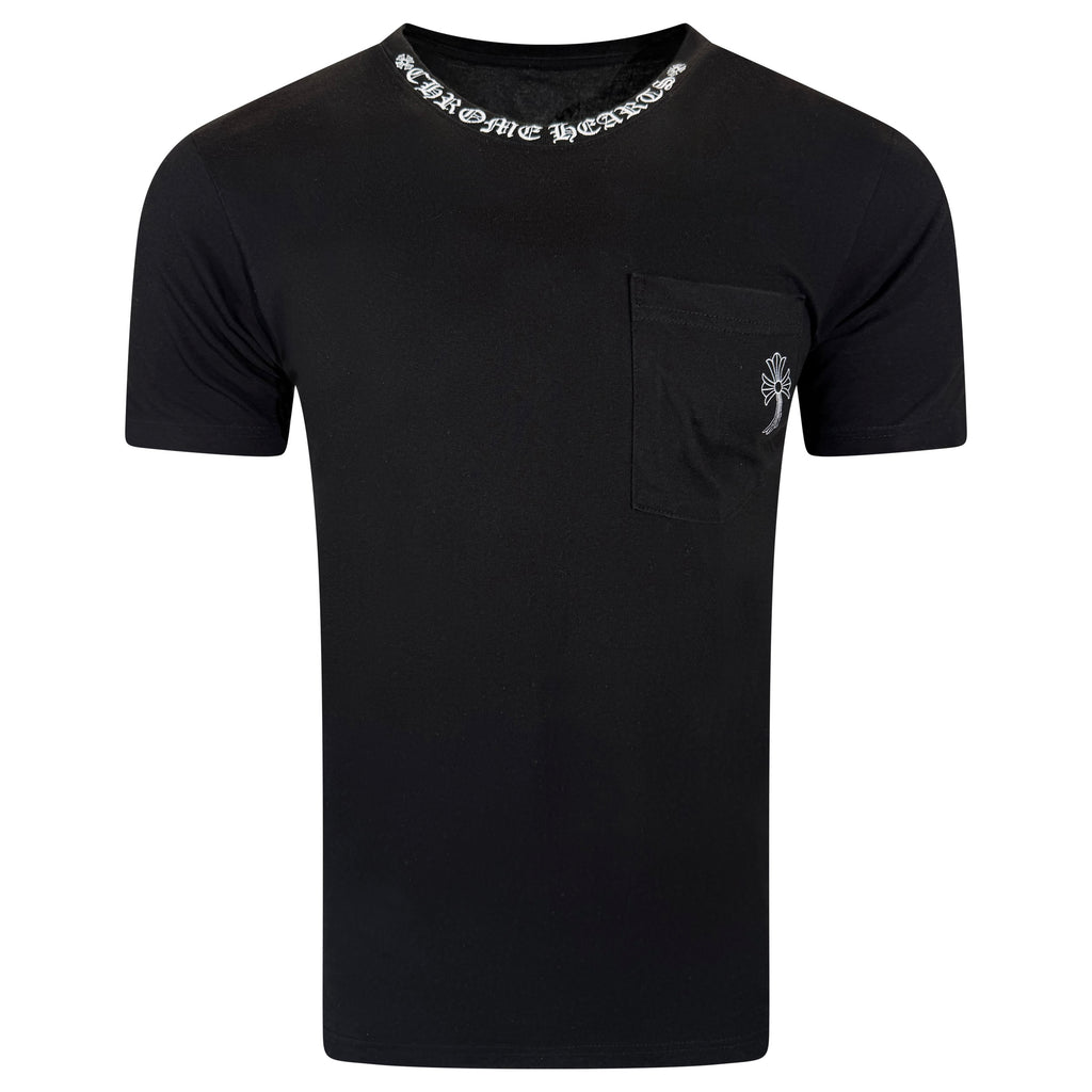 CHROME HEARTS LOGO BLACK T SHIRT - MEDIUM | PRE OWNED