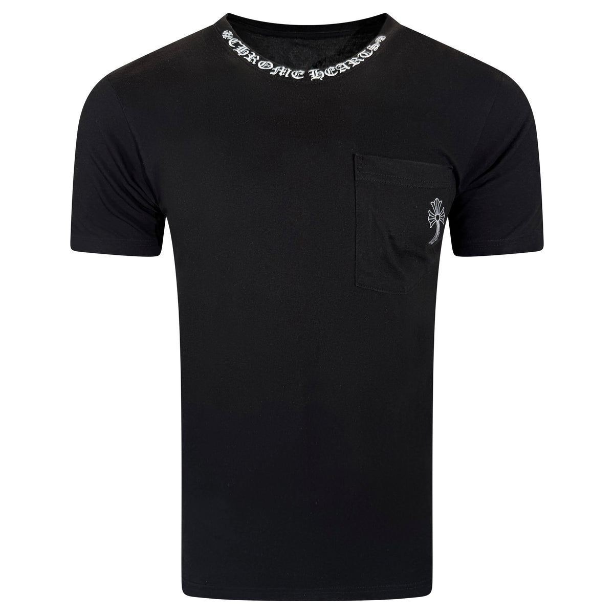 CHROME HEARTS LOGO BLACK T SHIRT - MEDIUM | PRE OWNED