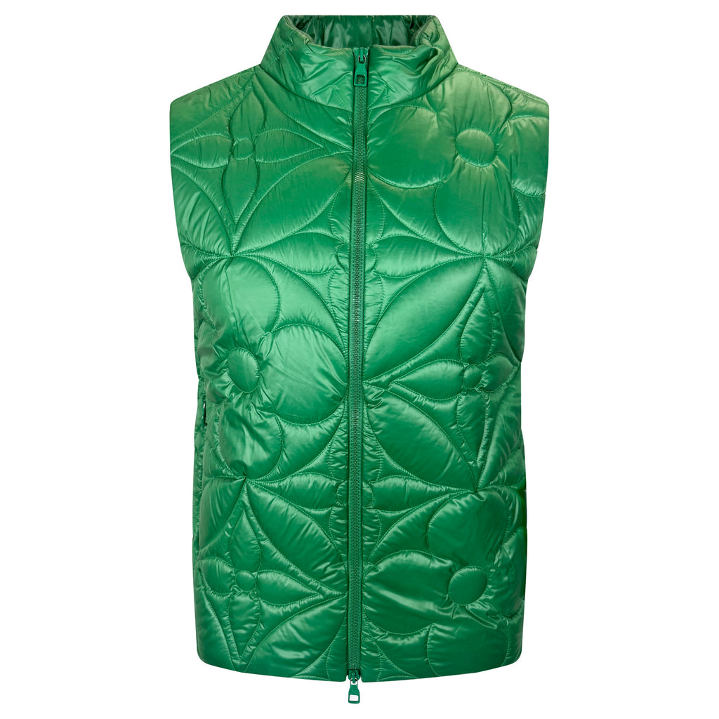 LOUIS VUITTON LVSE FLOWER GREEN GILET - MEDIUM (48) | PRE OWNED