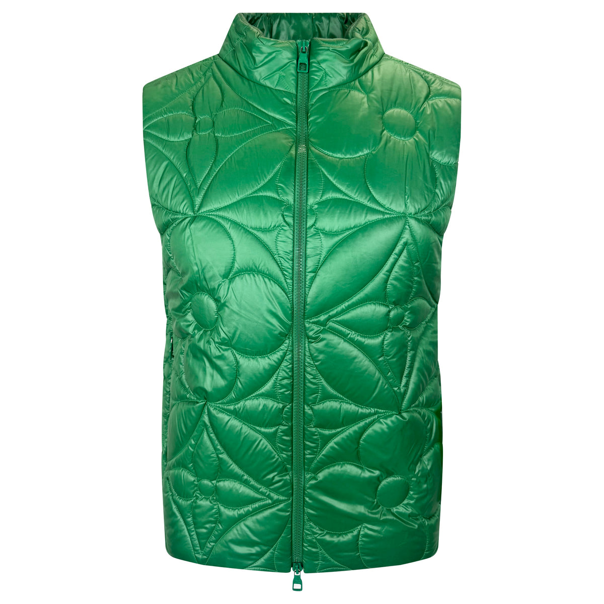 LOUIS VUITTON LVSE FLOWER GREEN GILET - MEDIUM (48) | PRE OWNED