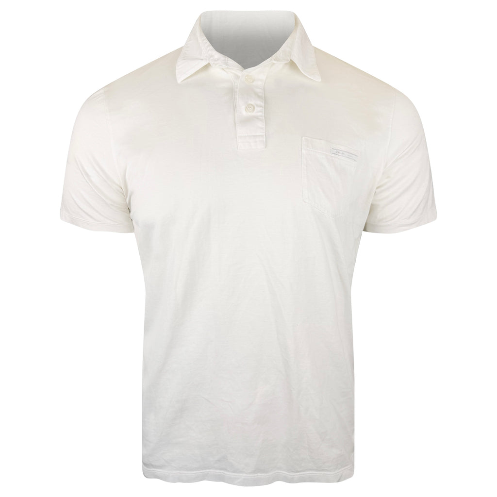 PRADA LOGO POLO - XL (Fits Medium) | PRE OWNED