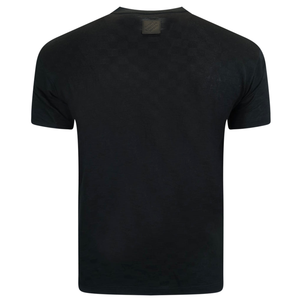 LOUIS VUITTON BLACK EMBELLISHED T SHIRT - SMALL | PRE OWNED