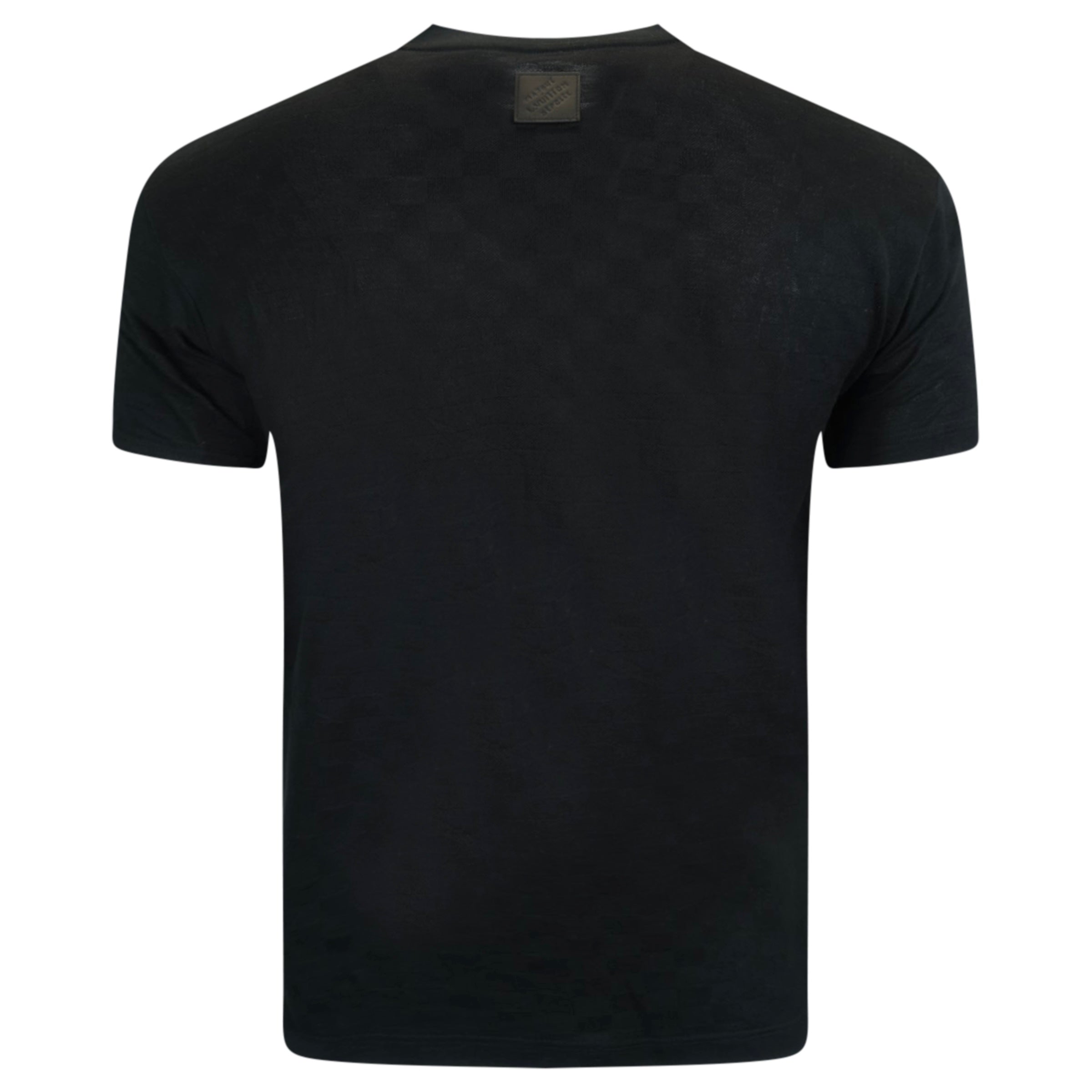 LOUIS VUITTON BLACK EMBELLISHED T SHIRT - SMALL | PRE OWNED