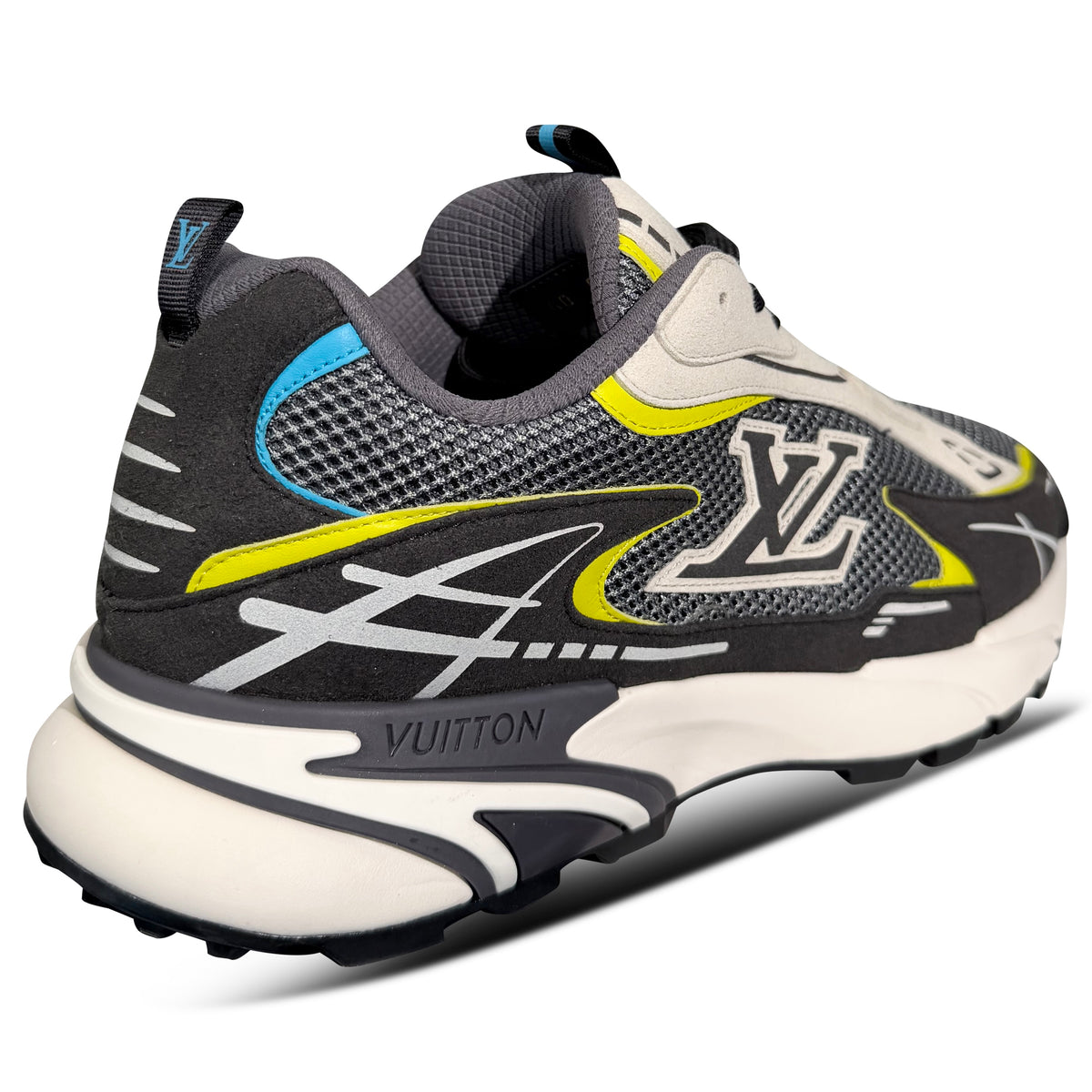 LOUIS VUITTON TATIC RUNNER TRAINER ANTHRACITE GREY TRAINER - UK 9 (Fits 10) | PRE OWNED