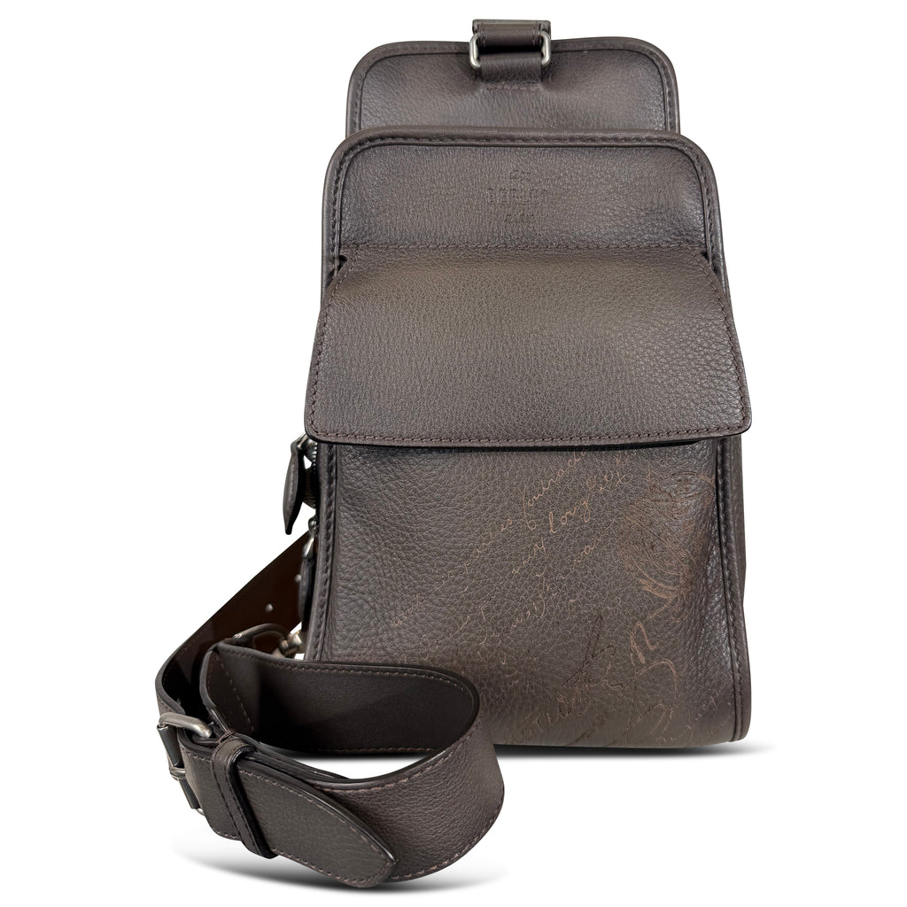 BERLUTI PERIPLE SLING BAG CALF LEATHER | PRE OWNED
