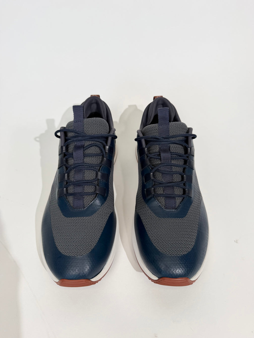 LORO PIANA WEEKEND WALKE EVO NAVY TRAINER  - UK 10.5 (Fits 11) | PRE OWNED