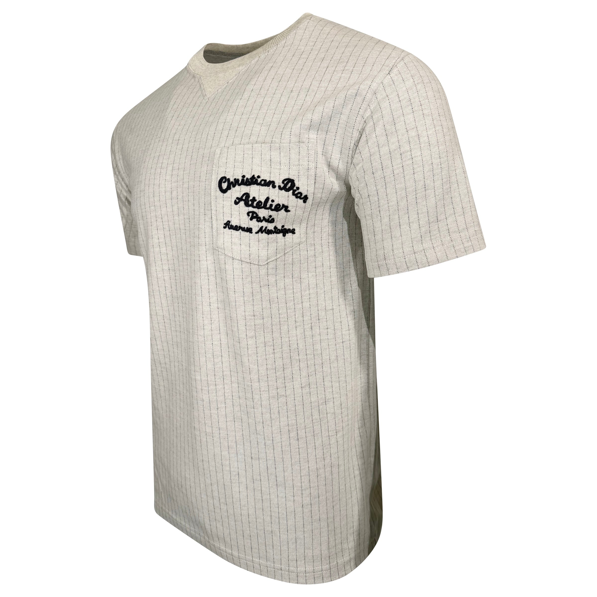 DIOR ATELIER GREY T SHIRT - SMALL (Fits Size Large) | PRE OWNED