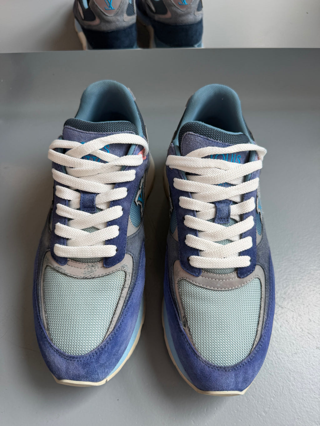 LOUIS VUITTON RUNAWAY BLUE  / PURPLE - UK 8 (Fit 9) | PRE OWNED