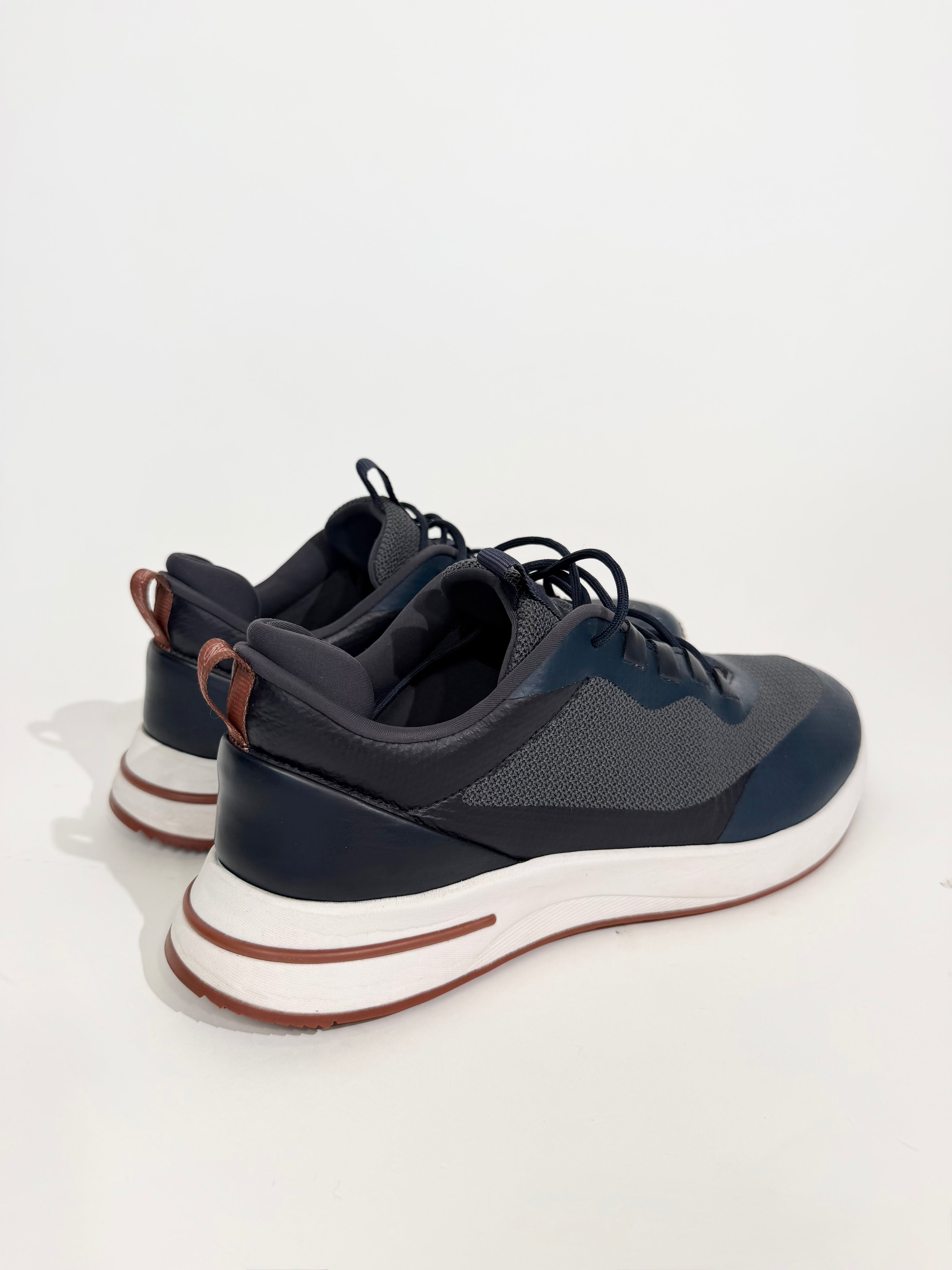LORO PIANA WEEKEND WALKE EVO NAVY TRAINER  - UK 10.5 (Fits 11) | PRE OWNED