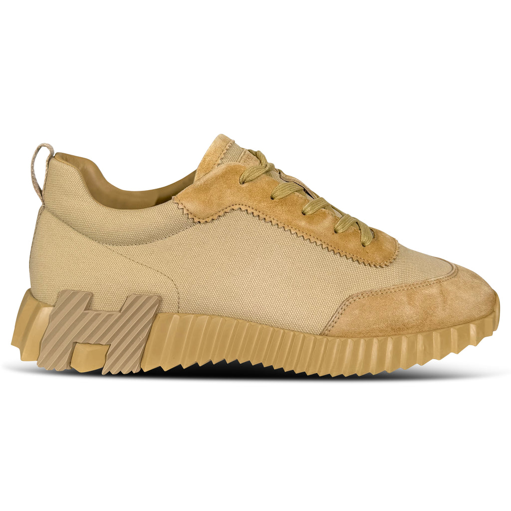 HERMES BOUNCING BEIGE TRAINER  - UK 8 (Fits 8.5) | PRE OWNED